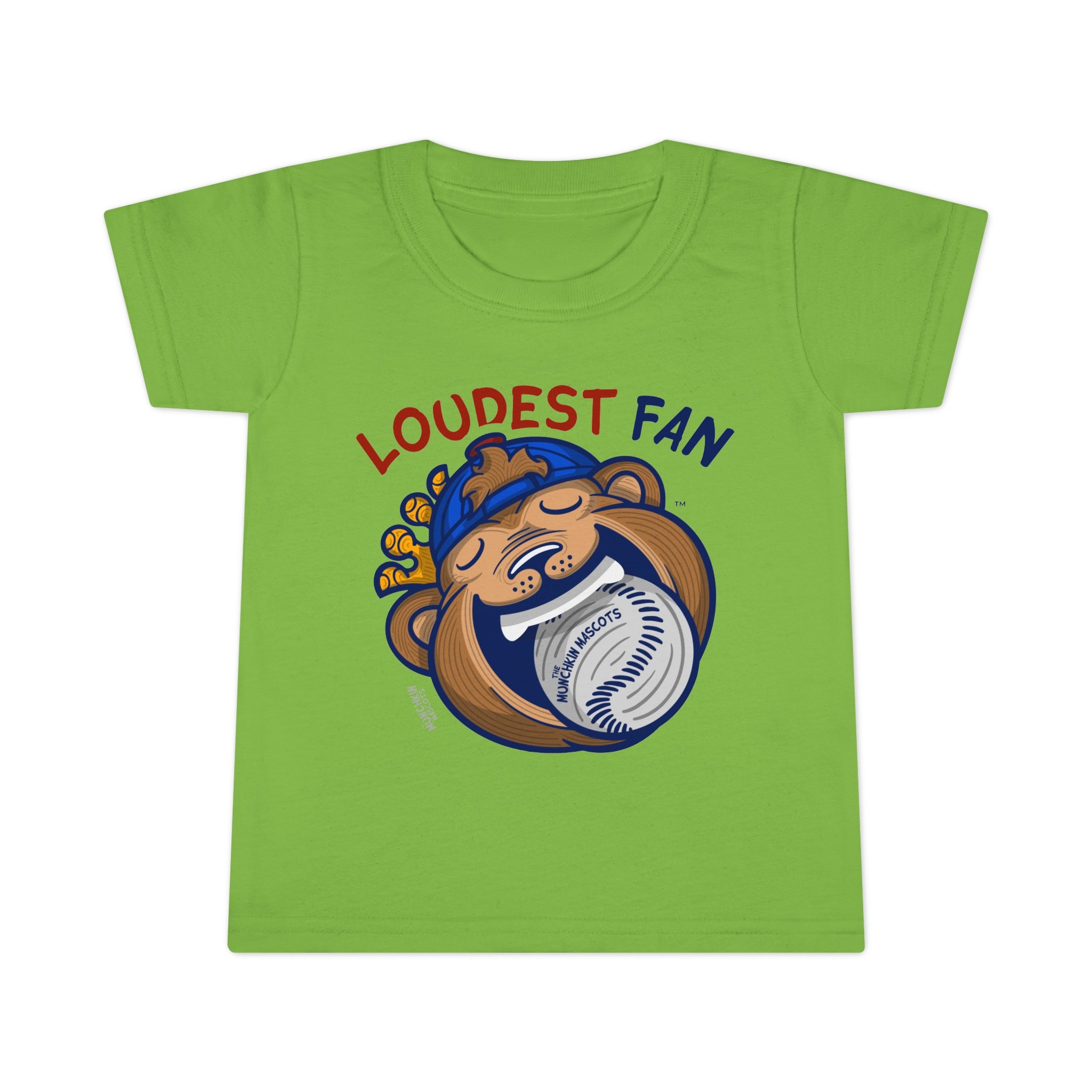 Toddler T-shirt - Loudest Fan - Lil' Clark CHI Baseball