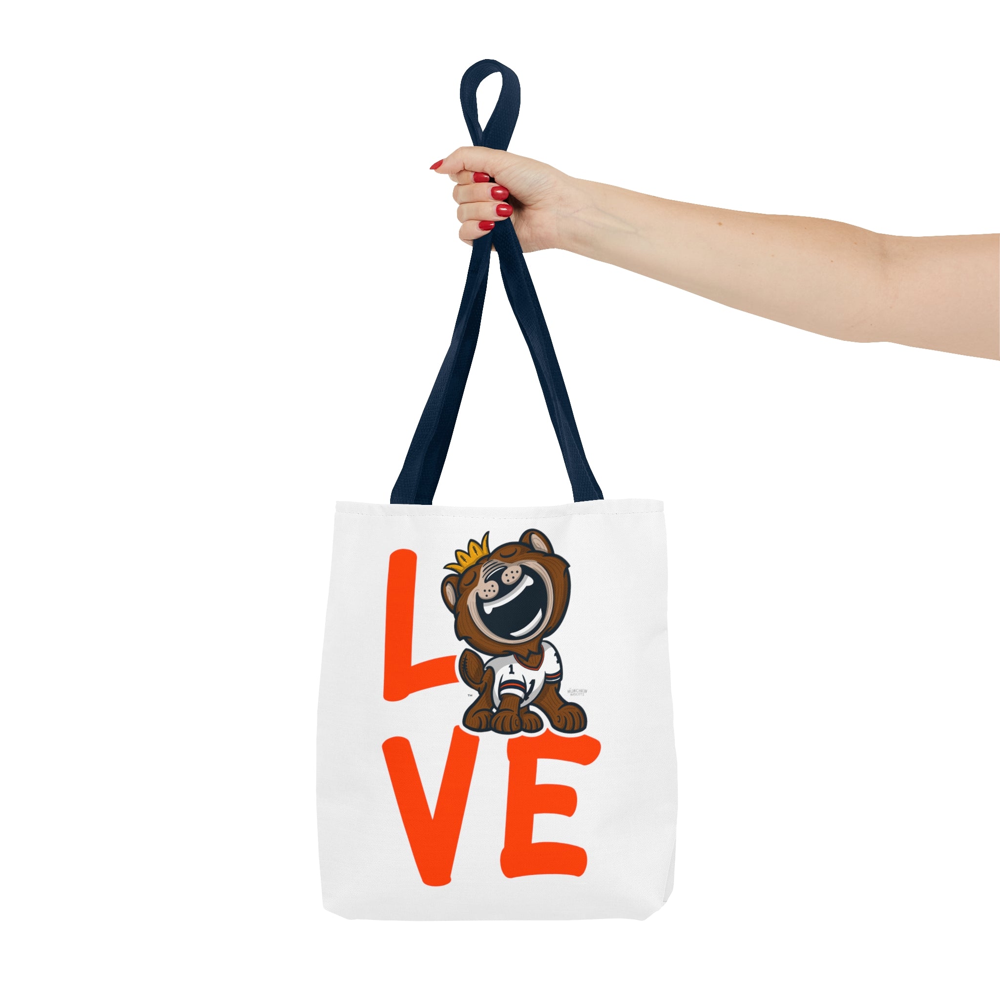 Tote Bag (AOP) - LOVE + Lets Go - Lil' Staley CHI Football