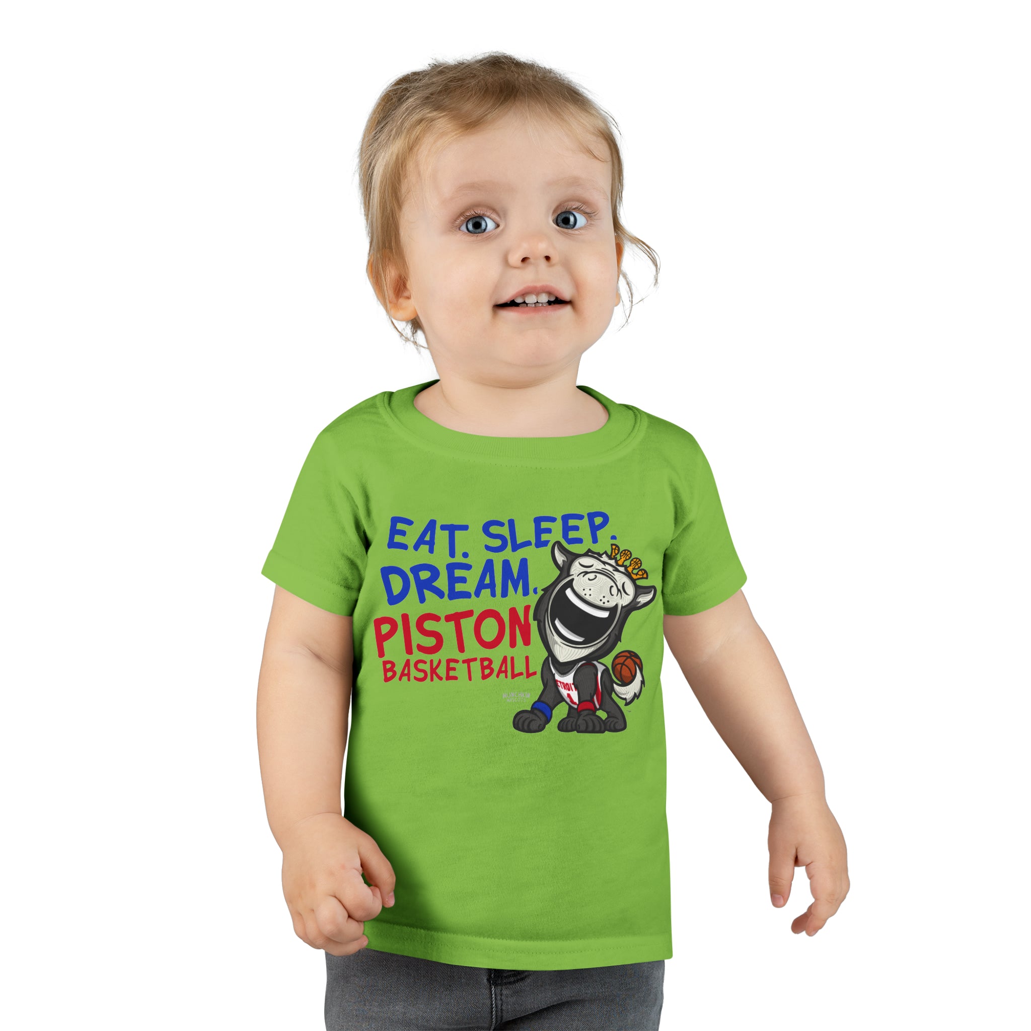 Toddler T-shirt - Eat Sleep Dream - Lil' Hooper DET Basketball