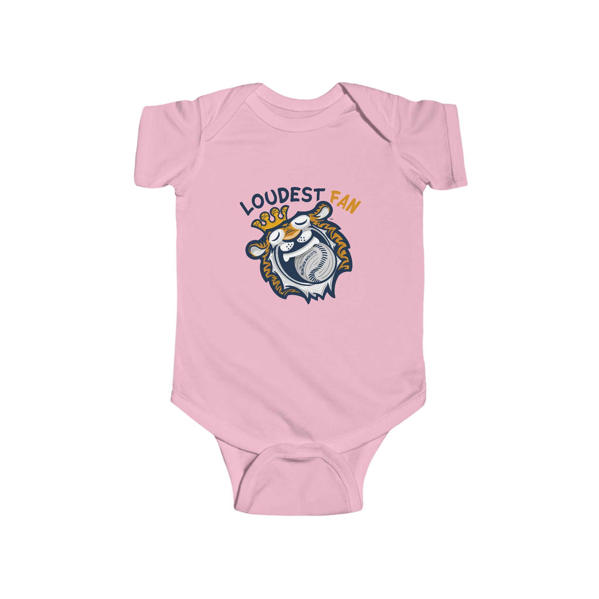 Infant Fine Jersey Bodysuit - Loudest Fan - Lil' Paws DET Baseball