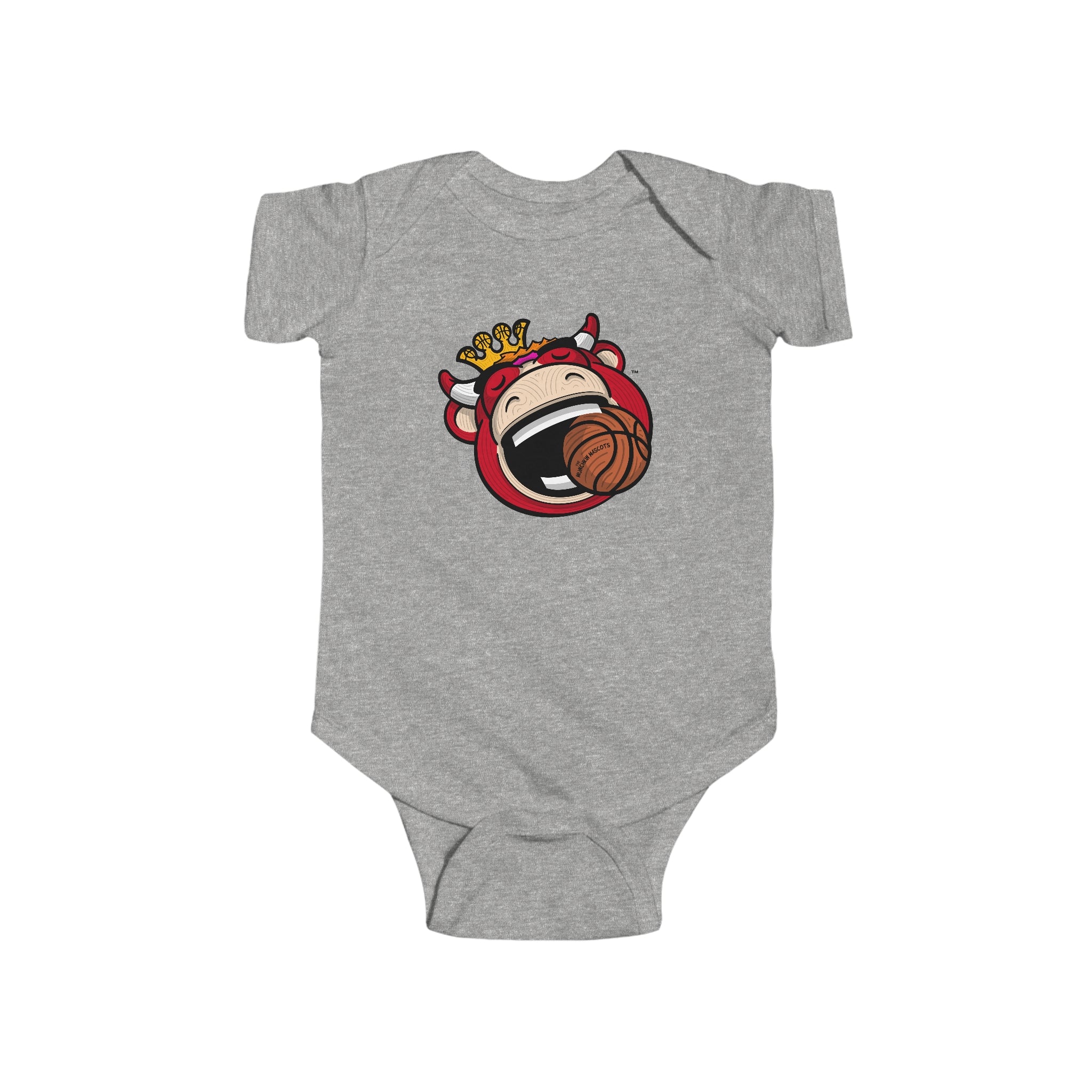 Infant Fine Jersey Bodysuit - Gameball Bite - Lil' Benny CHI Basketball