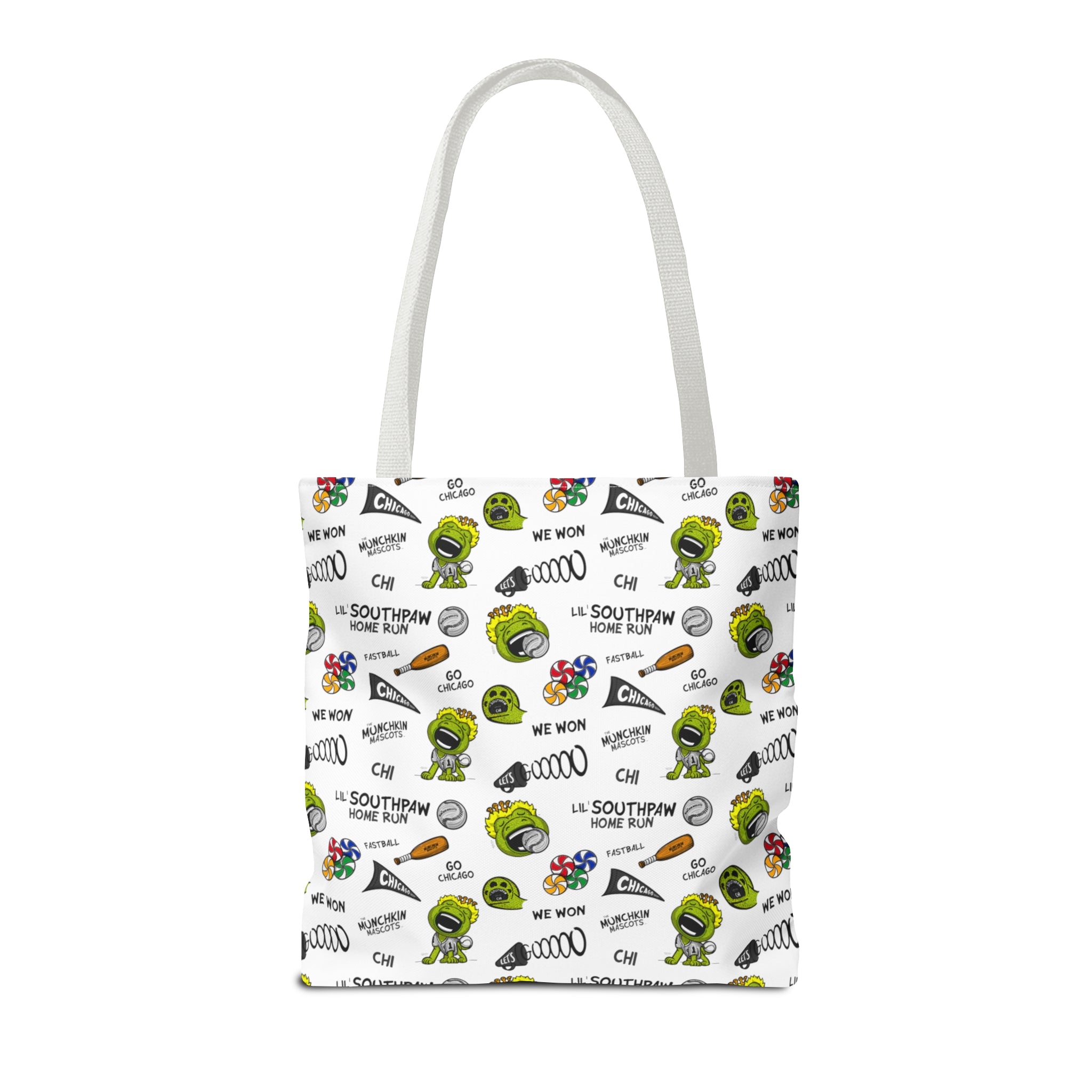 Tote Bag (AOP) - Pattern - Lil' Southpaw CHI Baseball