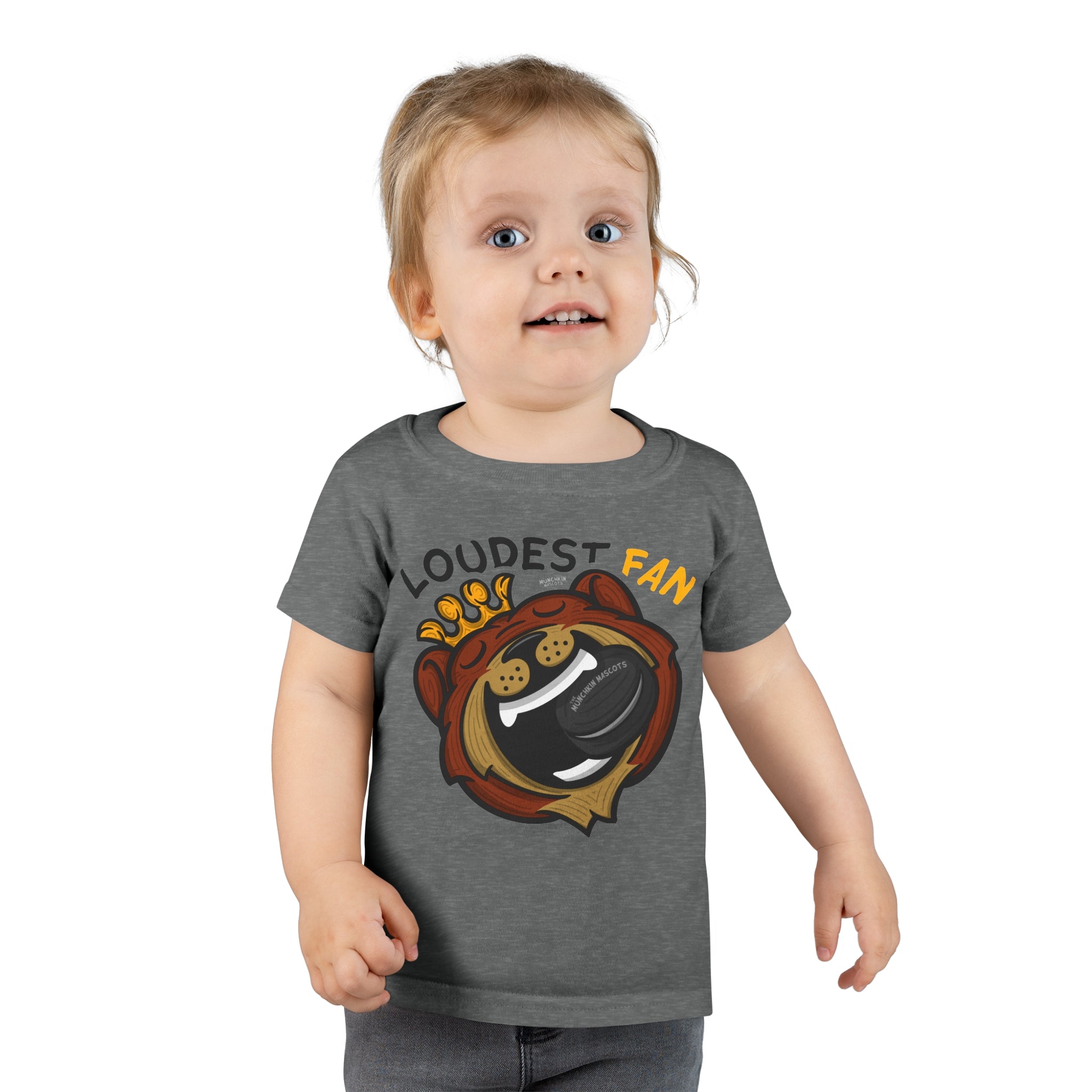 Toddler T-shirt - Loudest Fan - Lil' Blades BOS Hockey