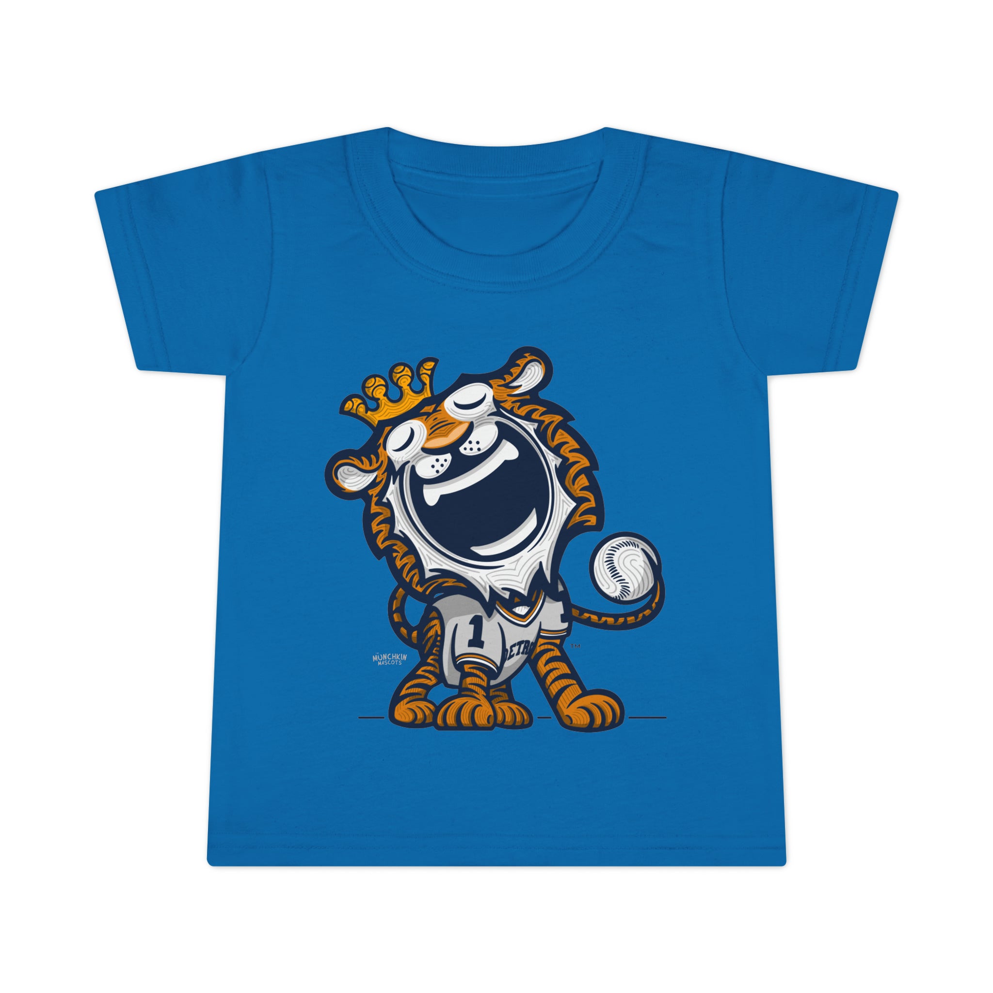 Toddler T-shirt - Away Jersey - Lil' Paws DET Baseball