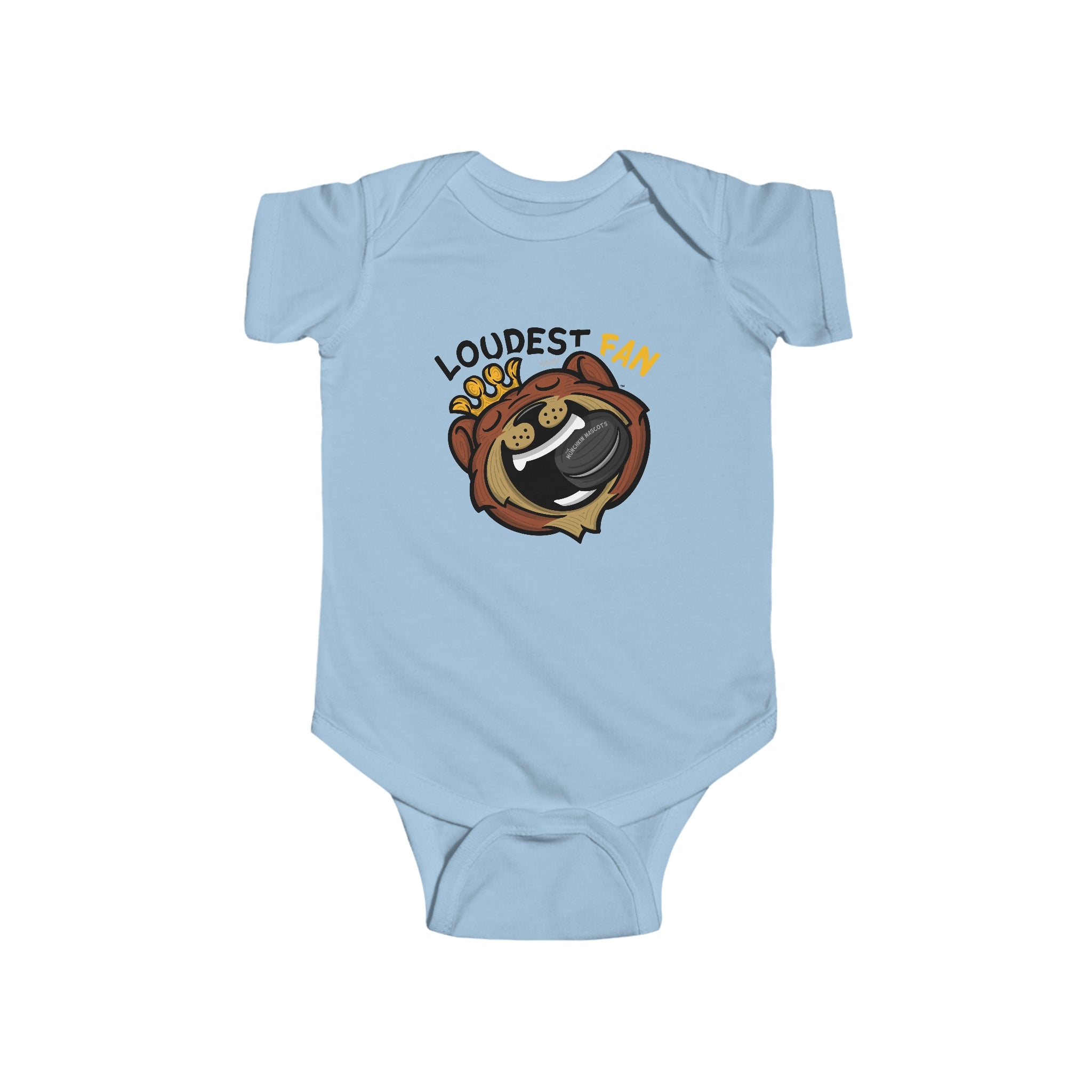 Infant Fine Jersey Bodysuit - Loudest Fan - Lil' Blades BOS Hockey