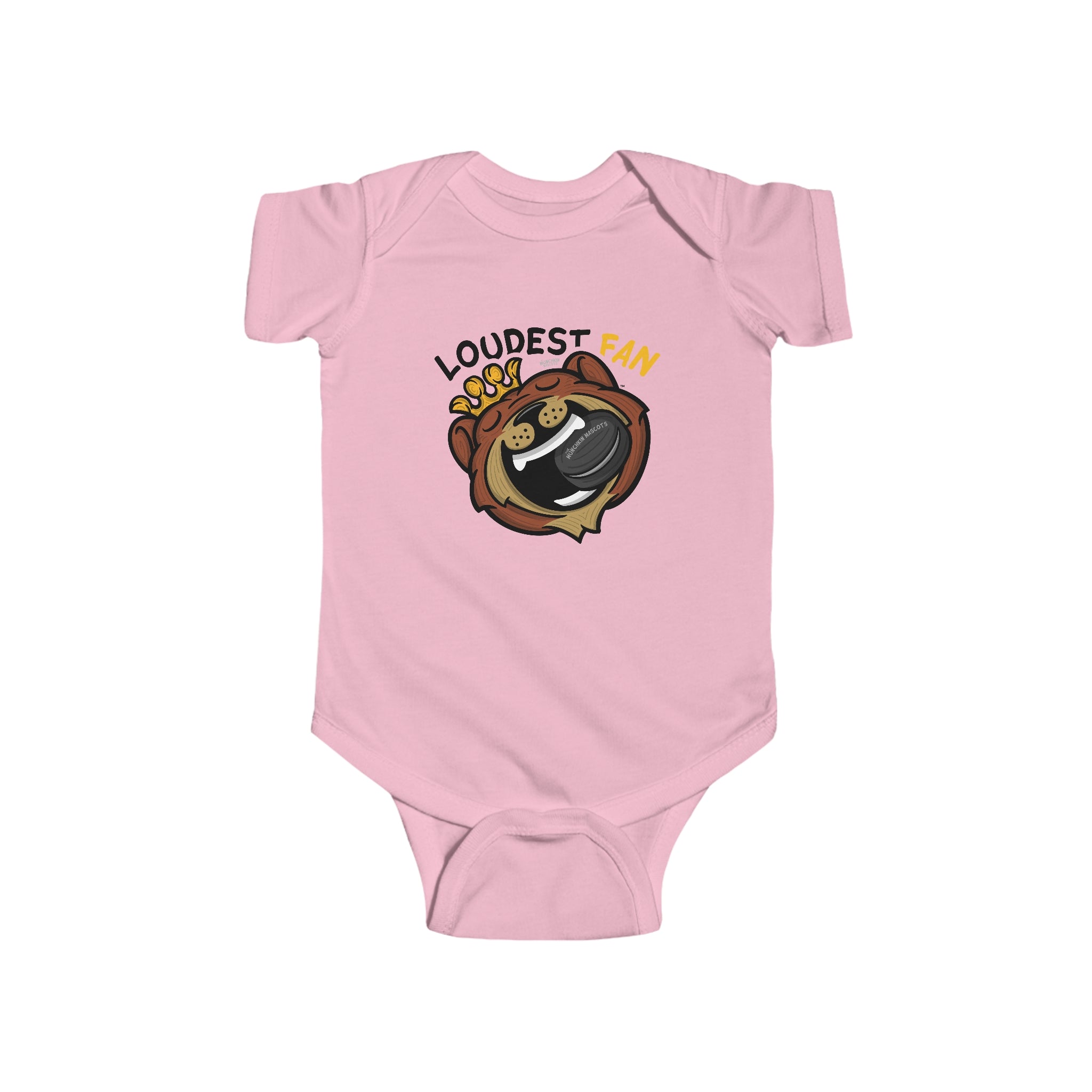 Infant Fine Jersey Bodysuit - Loudest Fan - Lil' Blades BOS Hockey