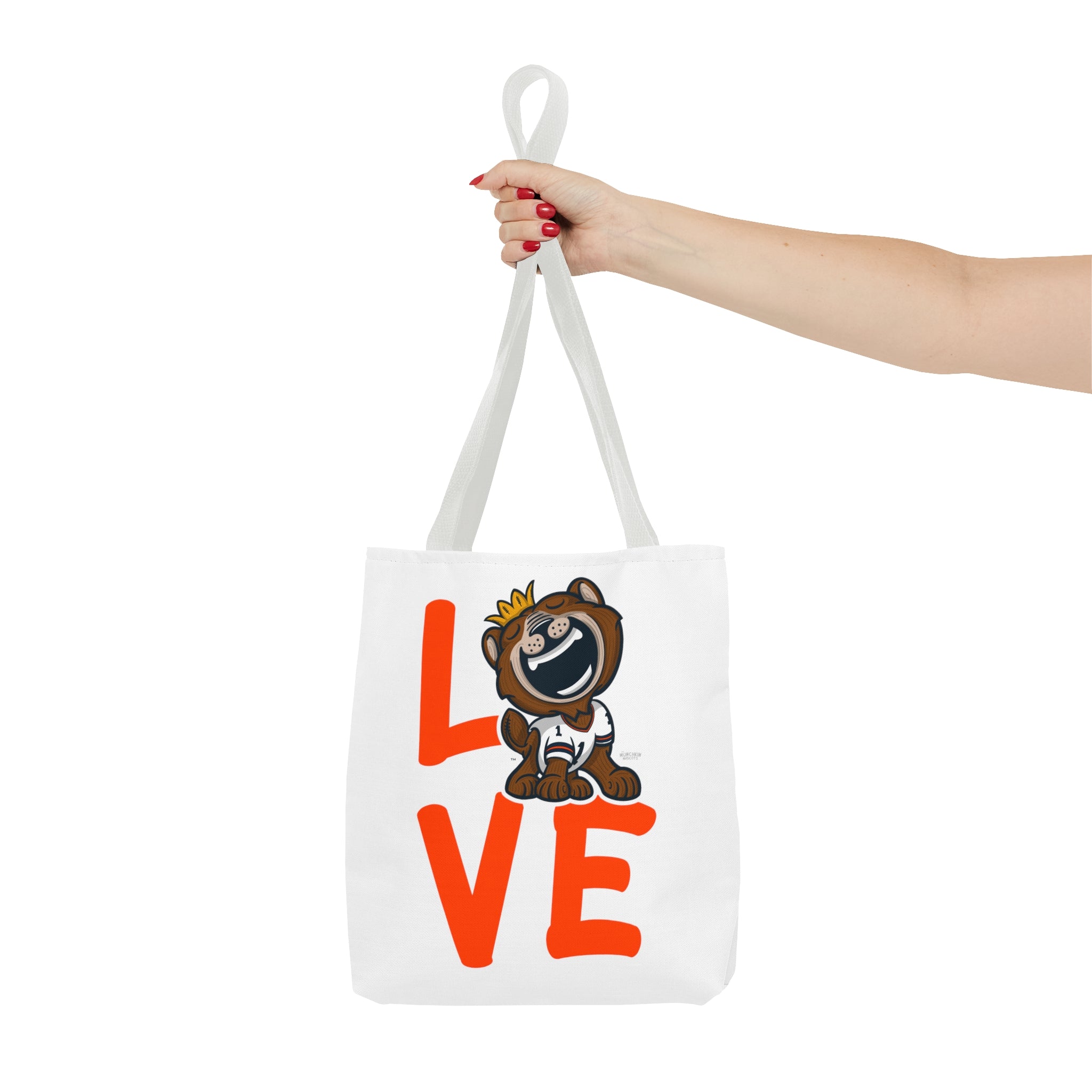 Tote Bag (AOP) - LOVE + Lets Go - Lil' Staley CHI Football