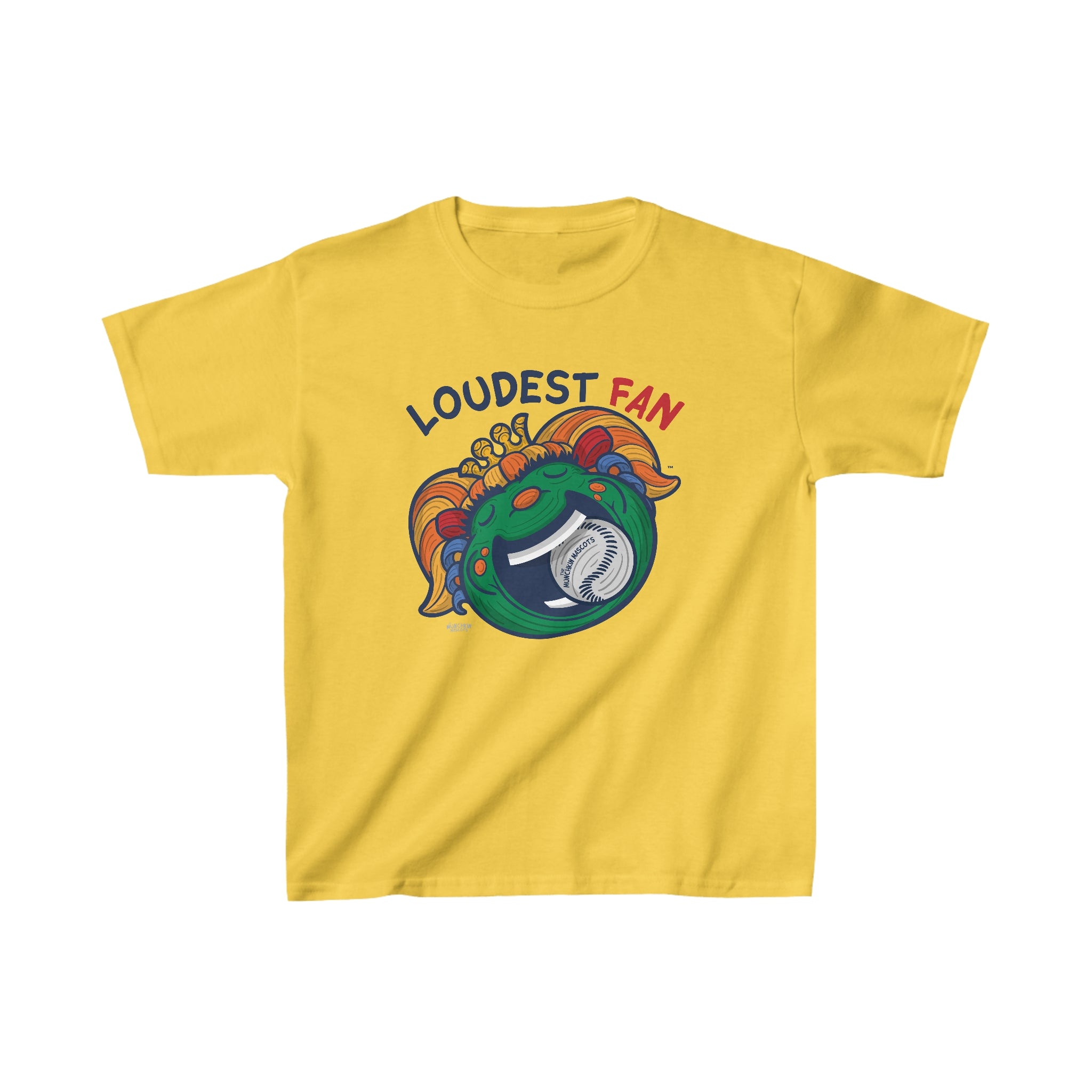 Kids Heavy Cotton™ Tee - Loudest Fan - Lil' Miss Tessie BOS Baseball