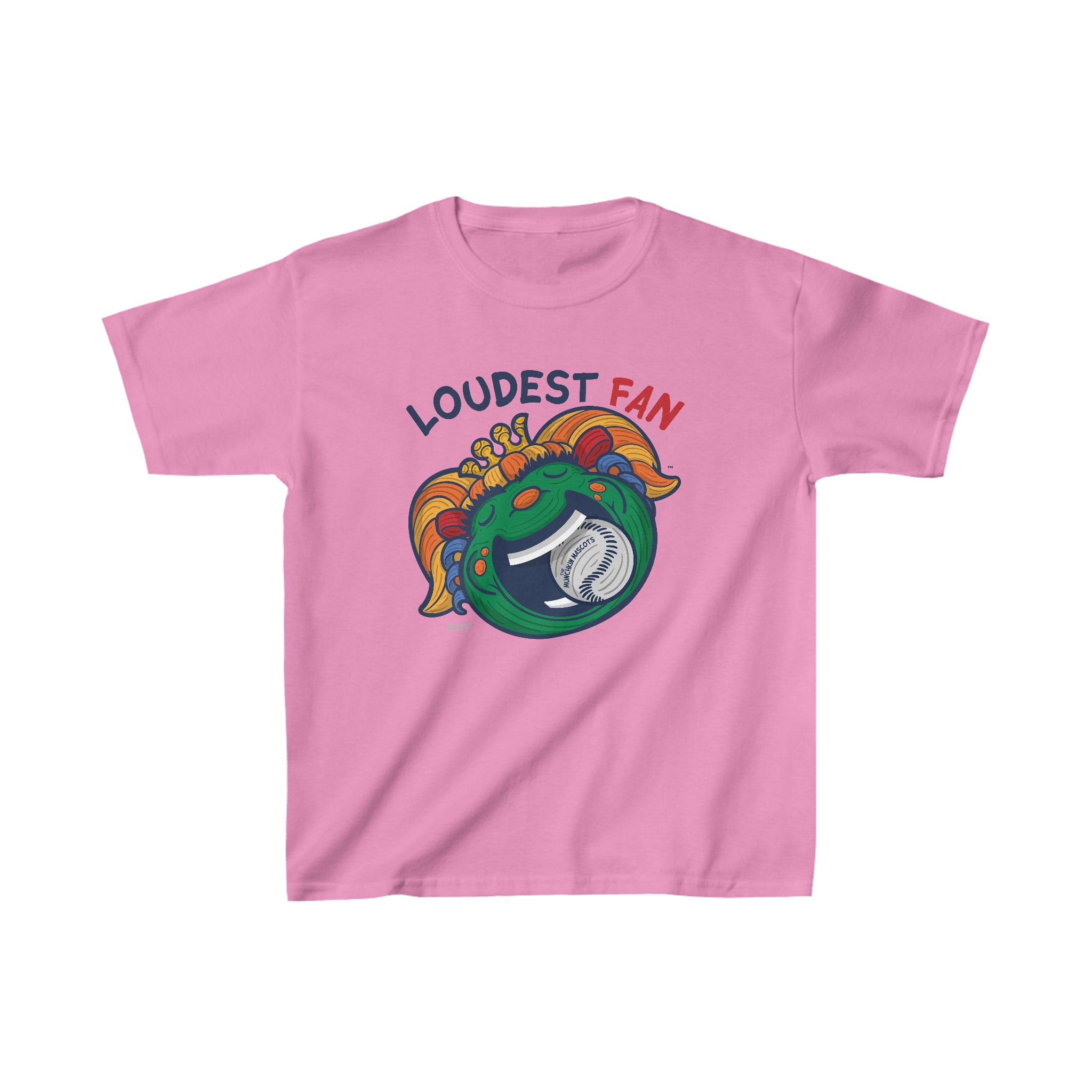 Kids Heavy Cotton™ Tee - Loudest Fan - Lil' Miss Tessie BOS Baseball