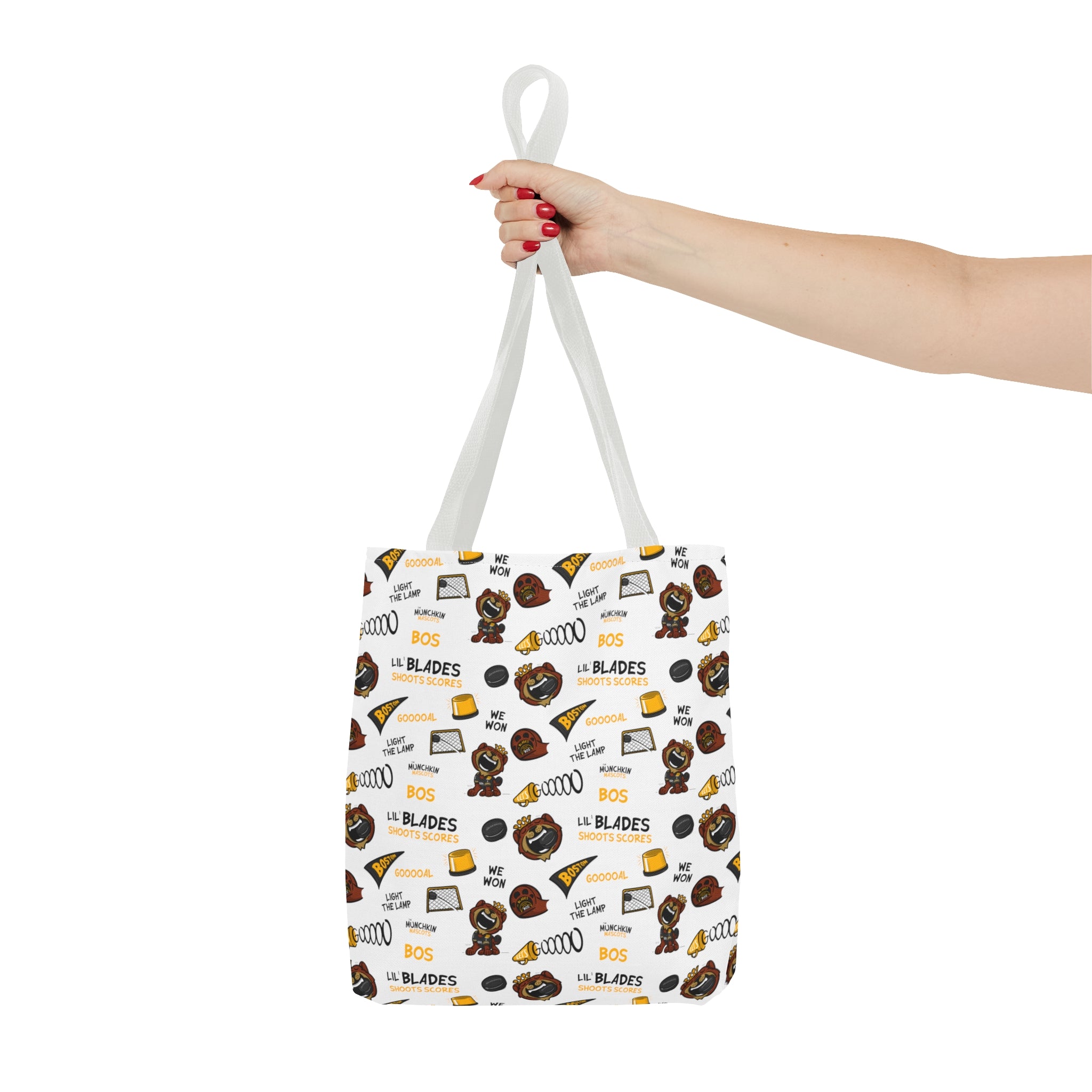 Tote Bag (AOP) - Pattern - Lil' Blades BOS Hockey