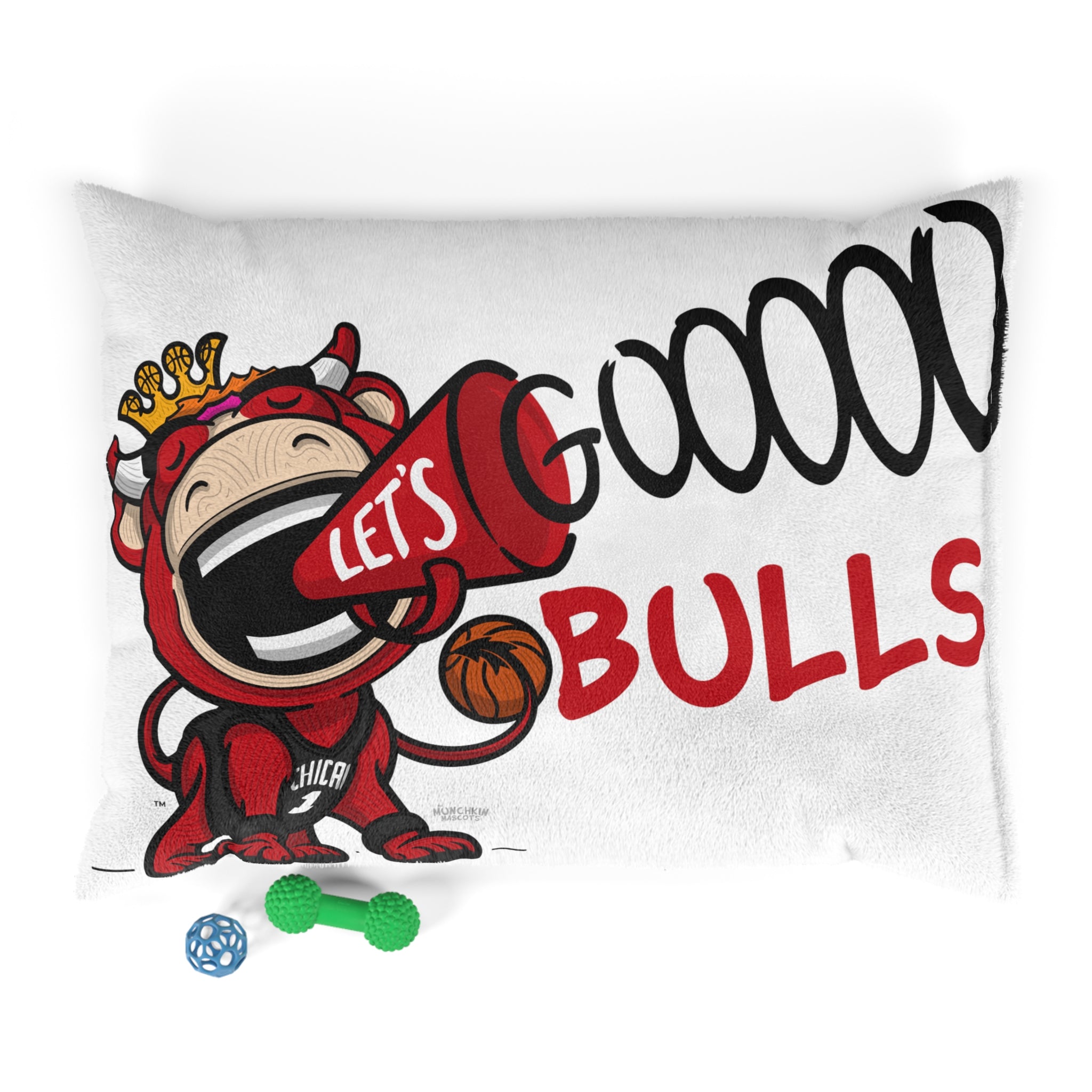 Pet Bed - Lets Go + Pattern - Lil' Benny CHI Basketball