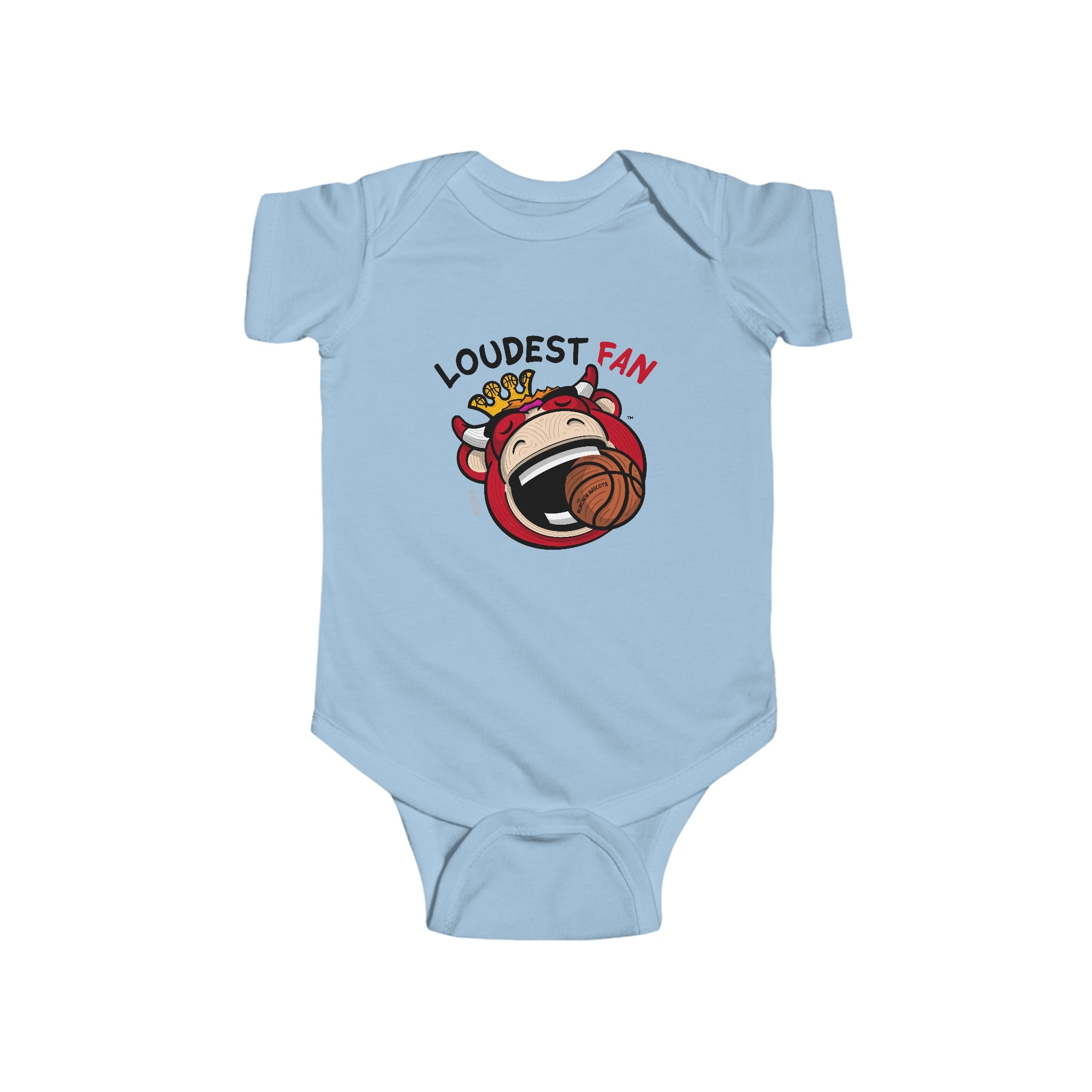 Infant Fine Jersey Bodysuit - Loudest Fan - Lil' Benny CHI Basketball