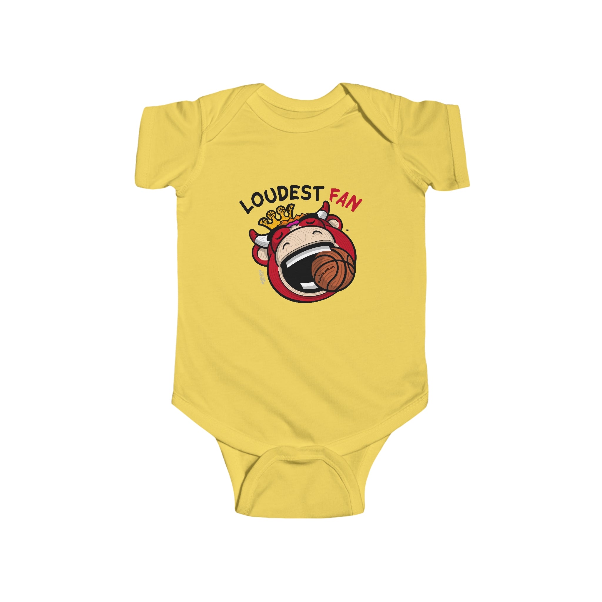 Infant Fine Jersey Bodysuit - Loudest Fan - Lil' Benny CHI Basketball