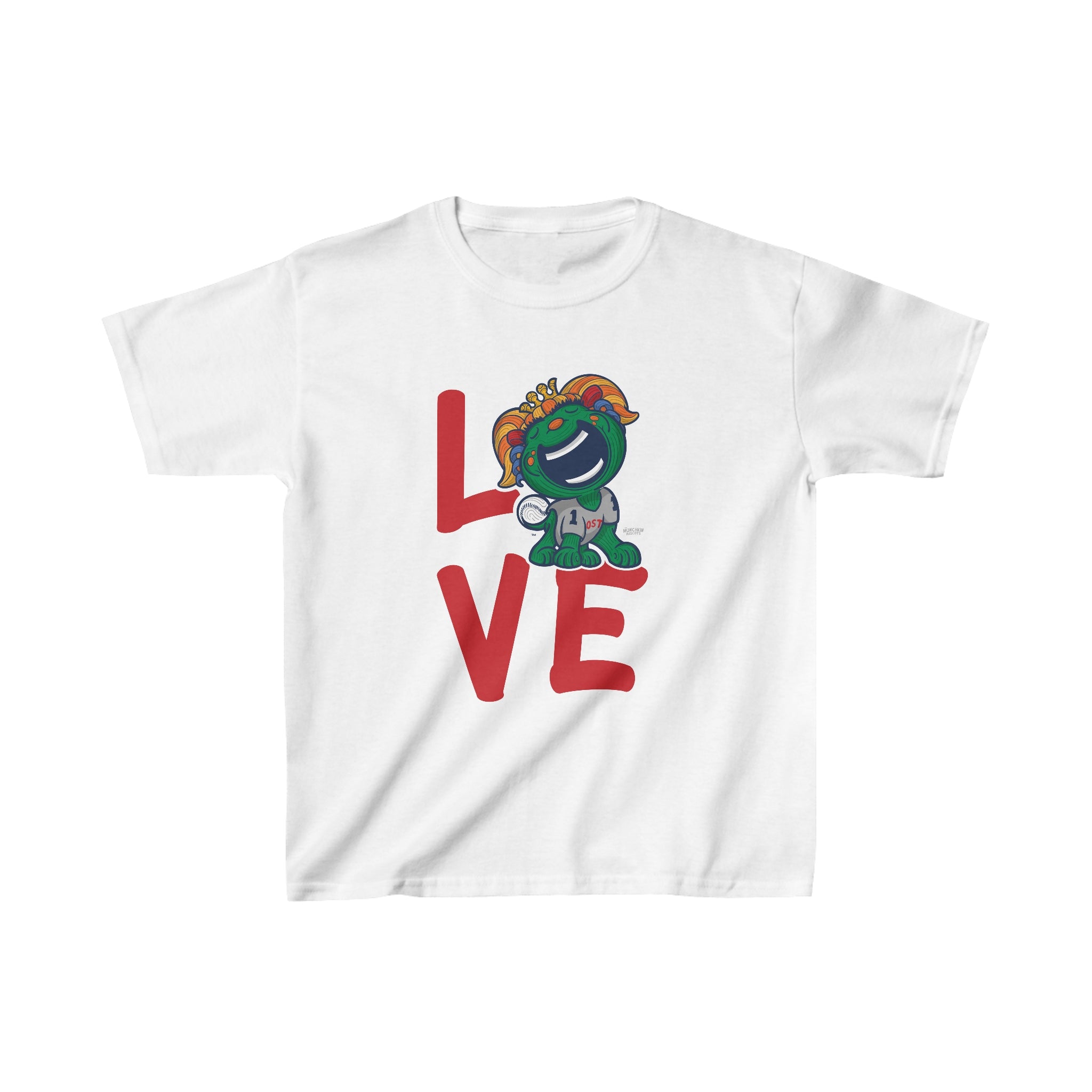 Kids Heavy Cotton™ Tee - LOVE - Lil' Miss Tessie BOS Baseball