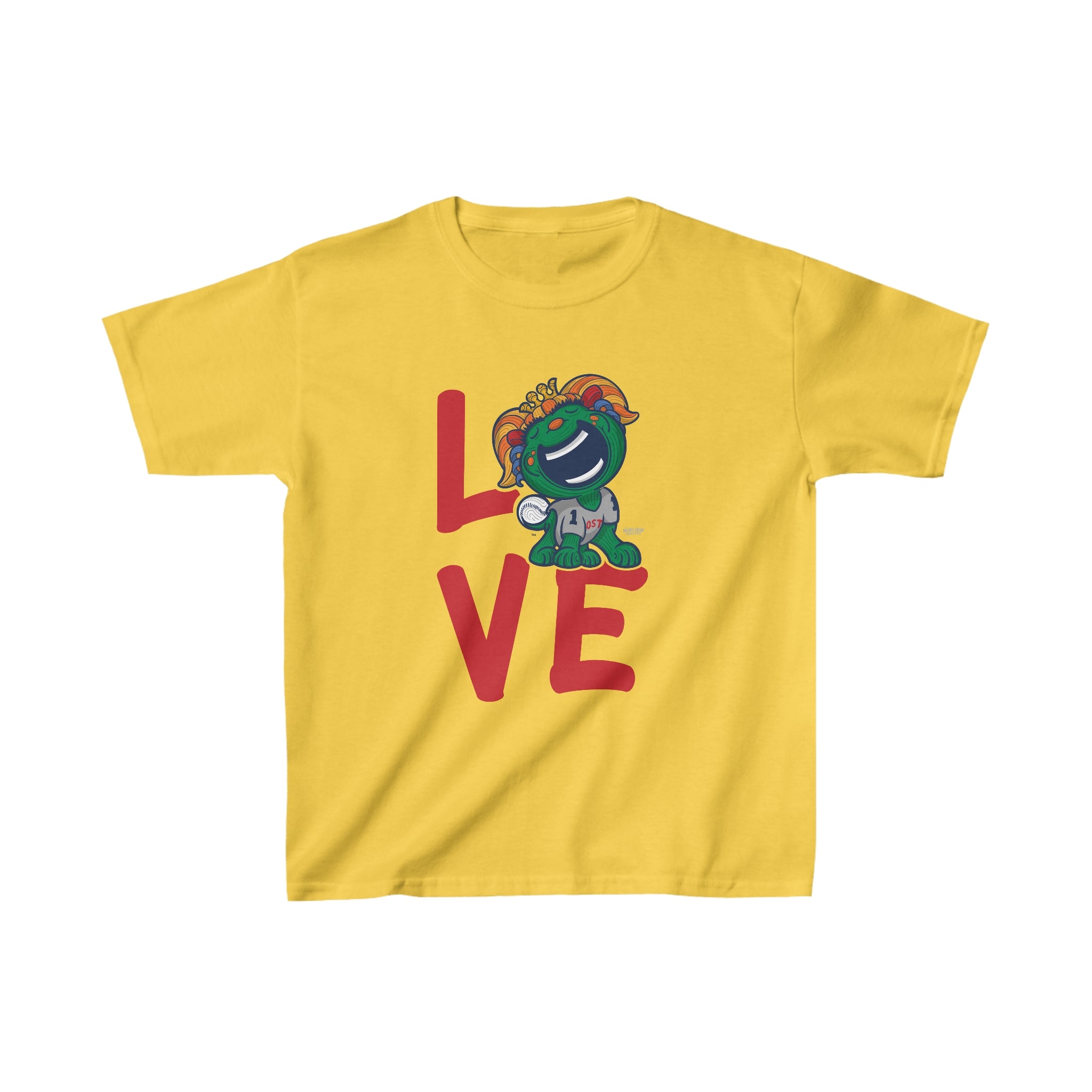 Kids Heavy Cotton™ Tee - LOVE - Lil' Miss Tessie BOS Baseball