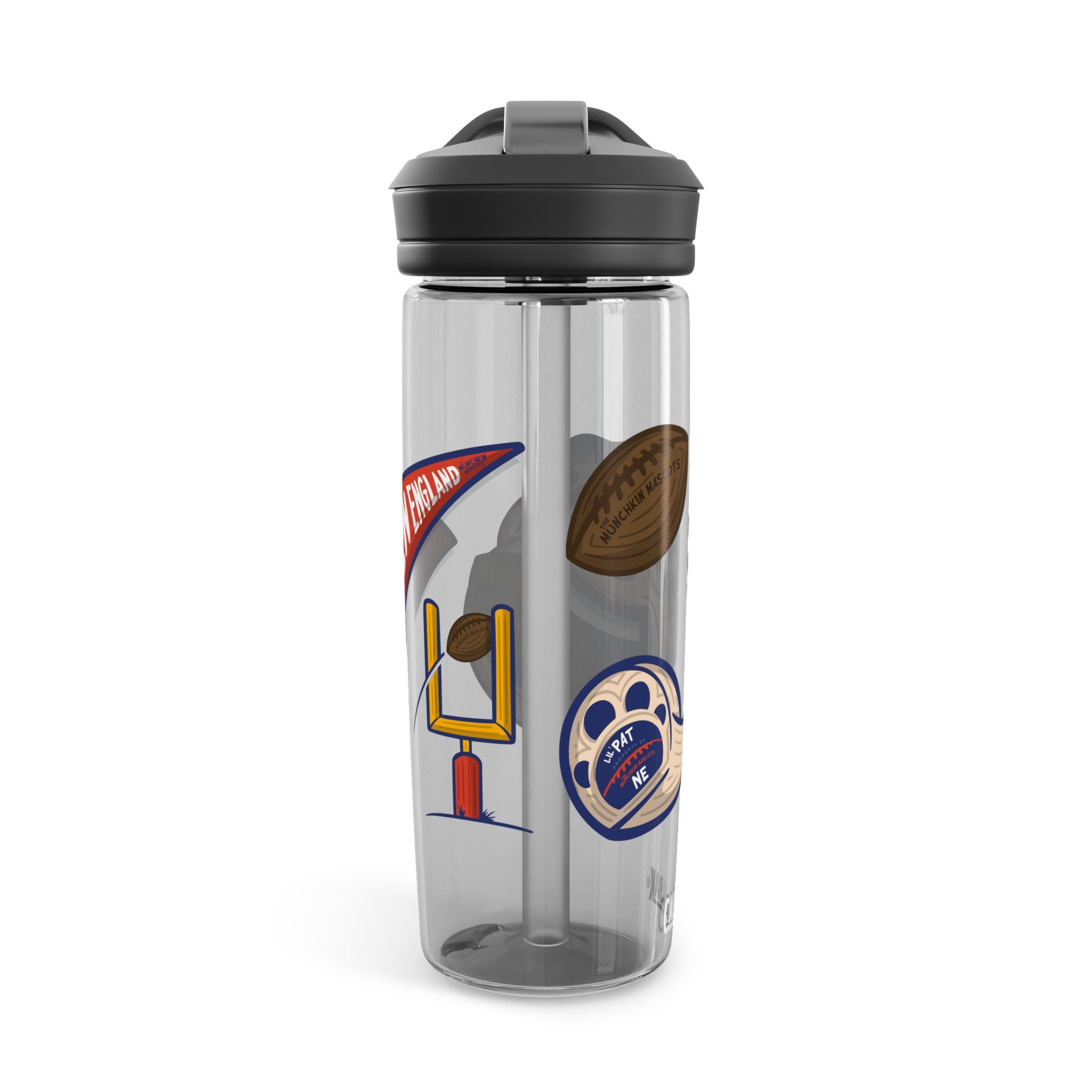 New England Football CamelBak Eddy® Lil' Pat Water Bottle, 20oz\25oz | Hand-Drawn Art | Gifts for Kids