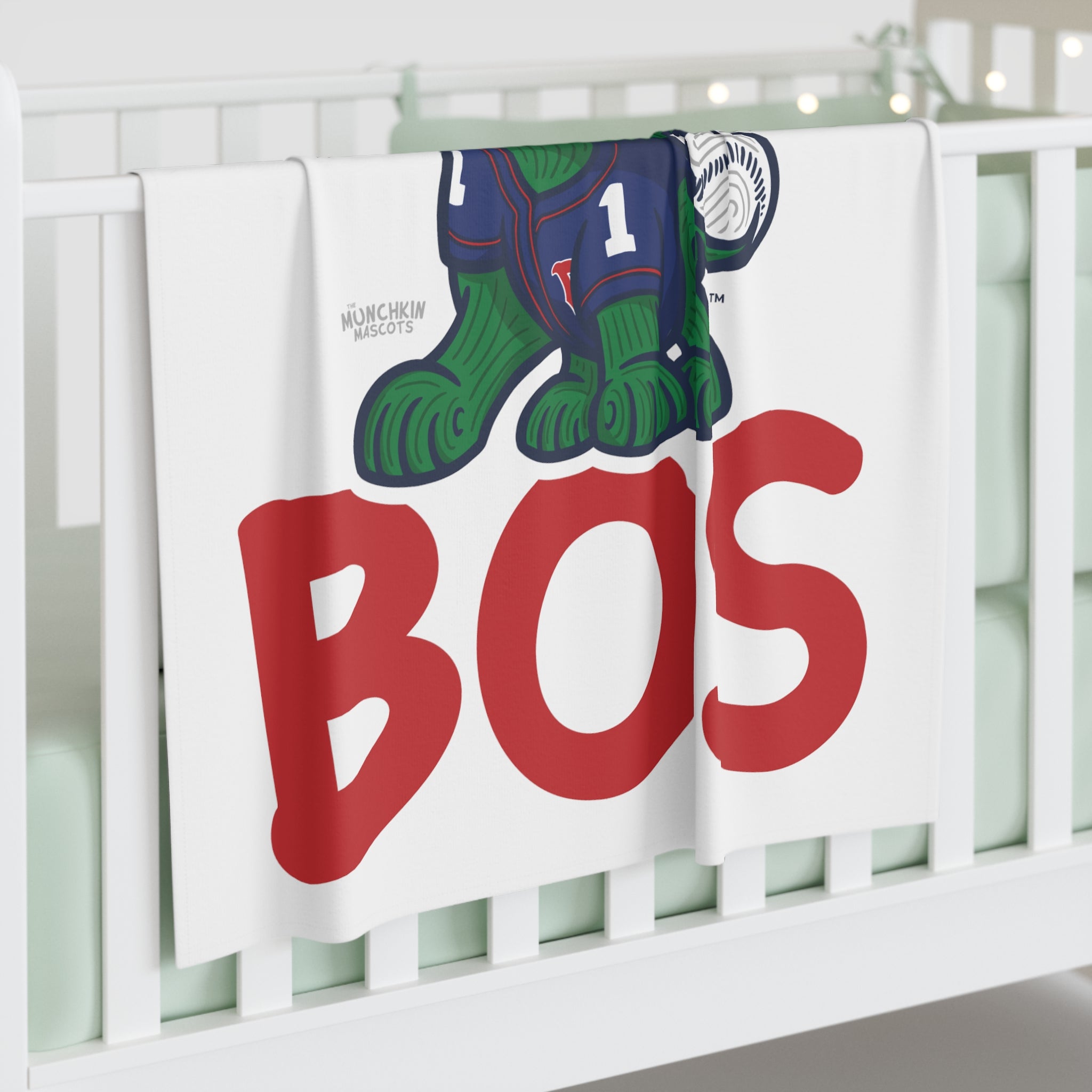 Baby Swaddle Blanket - BOS - Lil' Miss Tessie BOS Baseball