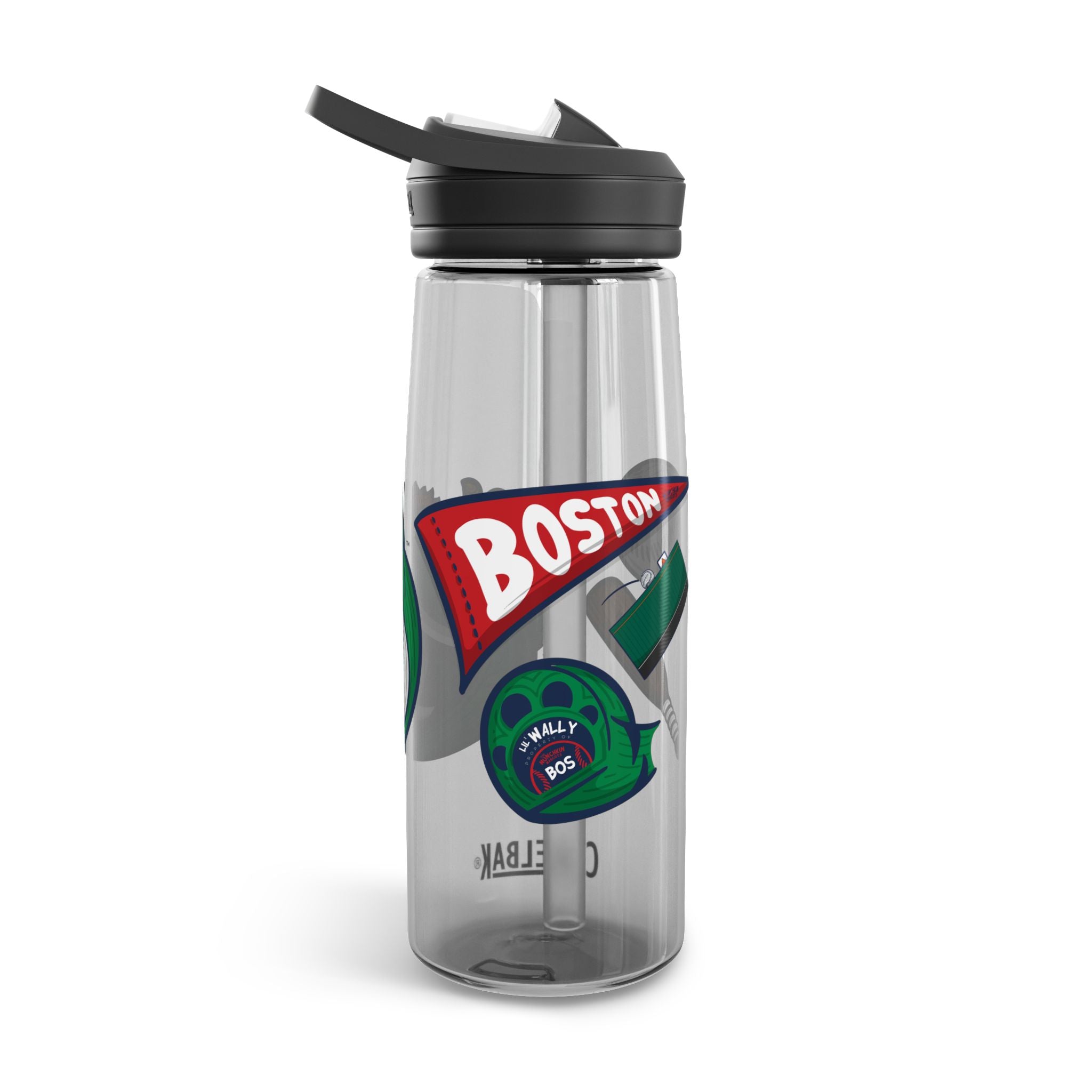 Boston Baseball CamelBak Eddy® Lil' Wally Water Bottle, 20oz\25oz | Hand-Drawn Art | Gifts for Kids