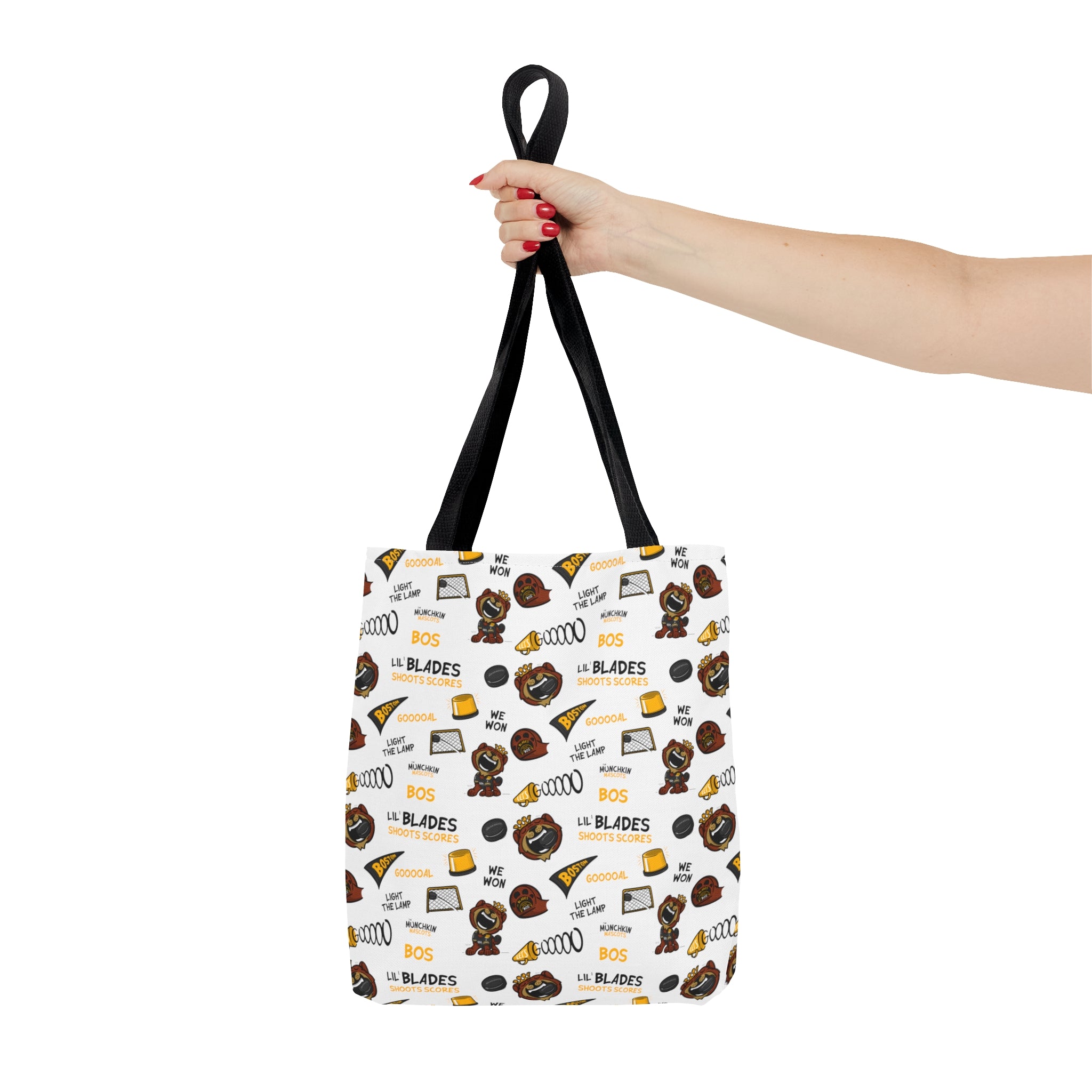 Tote Bag (AOP) - Pattern - Lil' Blades BOS Hockey