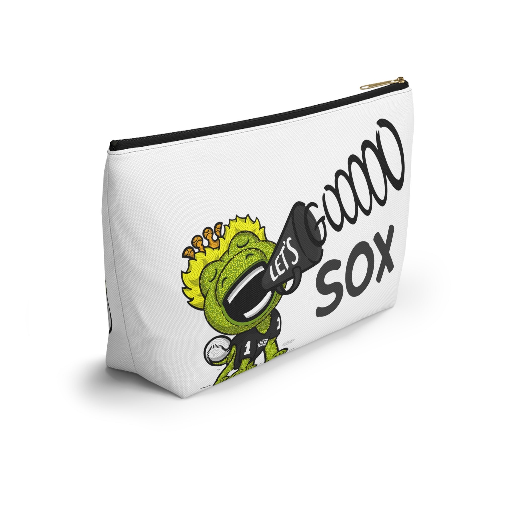 Accessory Pouch w T-bottom - Pattern - Lil' Southpaw CHI Baseball