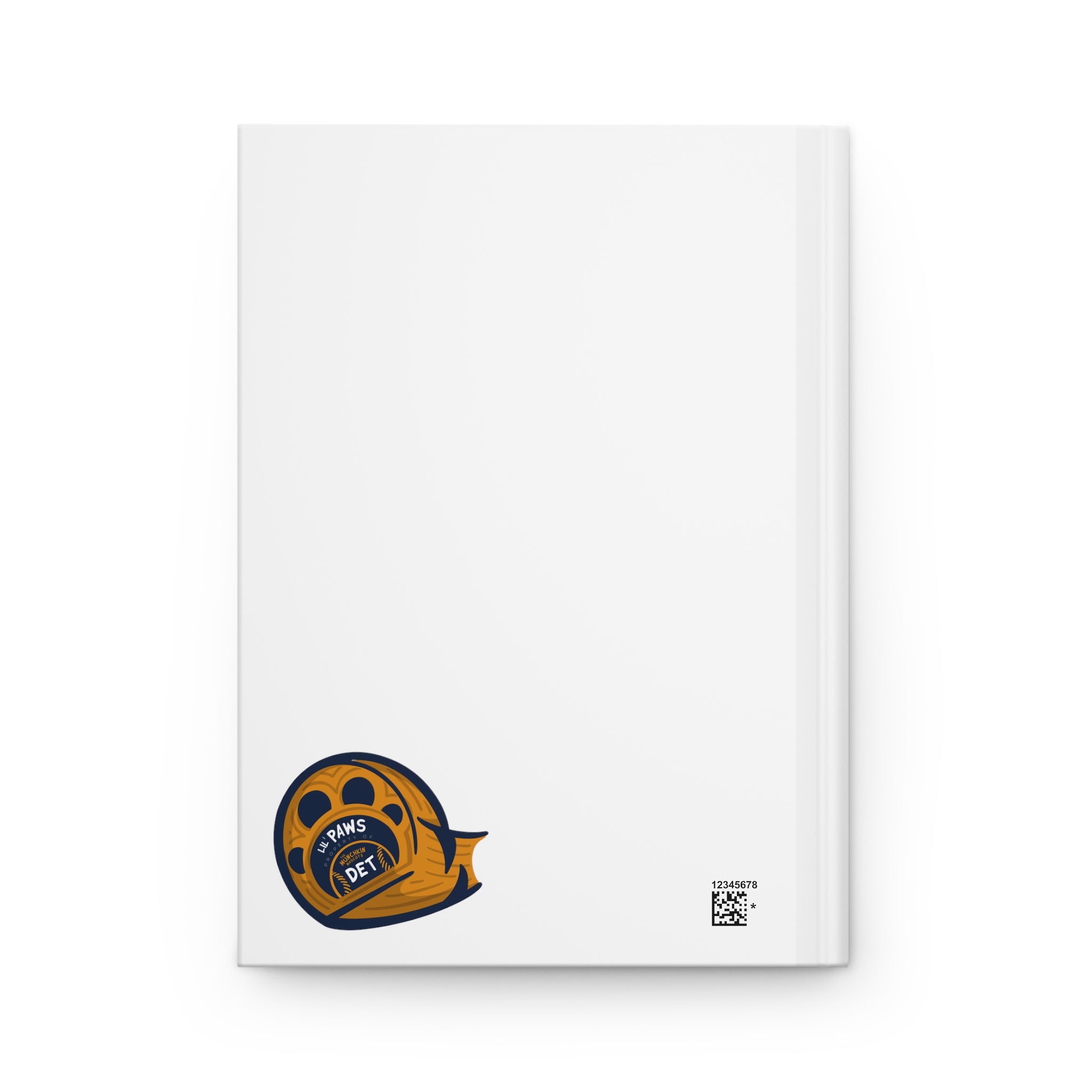 Hardcover Journal Matte - LOVE - Lil' Paws DET Baseball