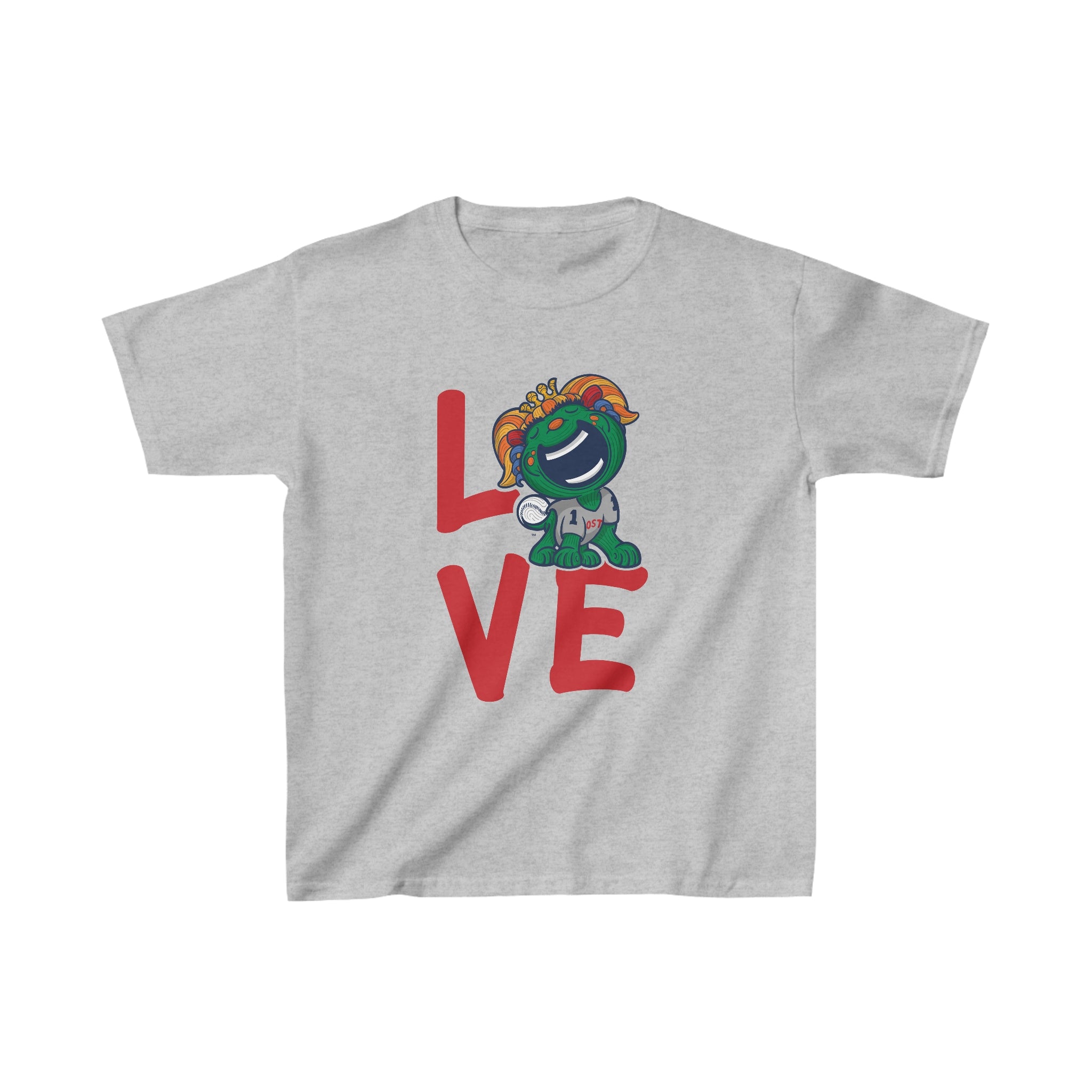 Kids Heavy Cotton™ Tee - LOVE - Lil' Miss Tessie BOS Baseball