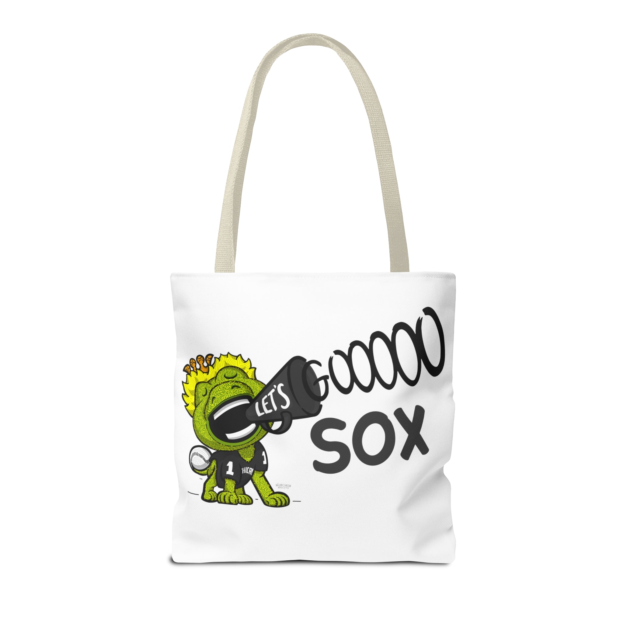 Tote Bag (AOP) - LOVE + Lets Go - Lil' Southpaw CHI Baseball