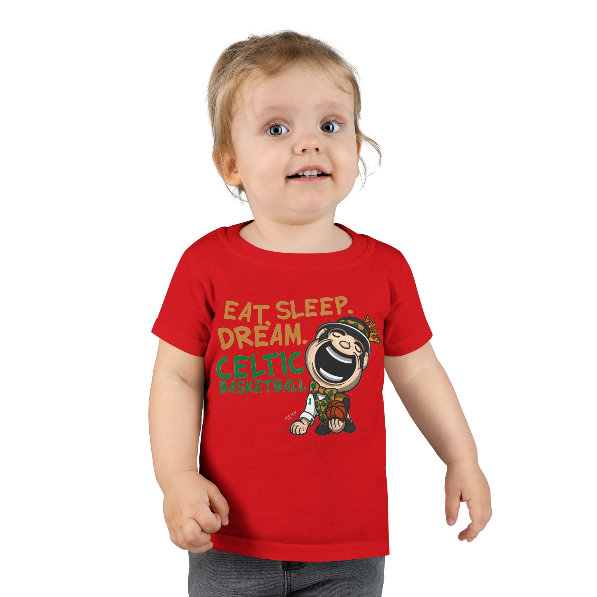 Toddler T-shirt - Eat Sleep Dream - Lil' Lucky BOS Basketball