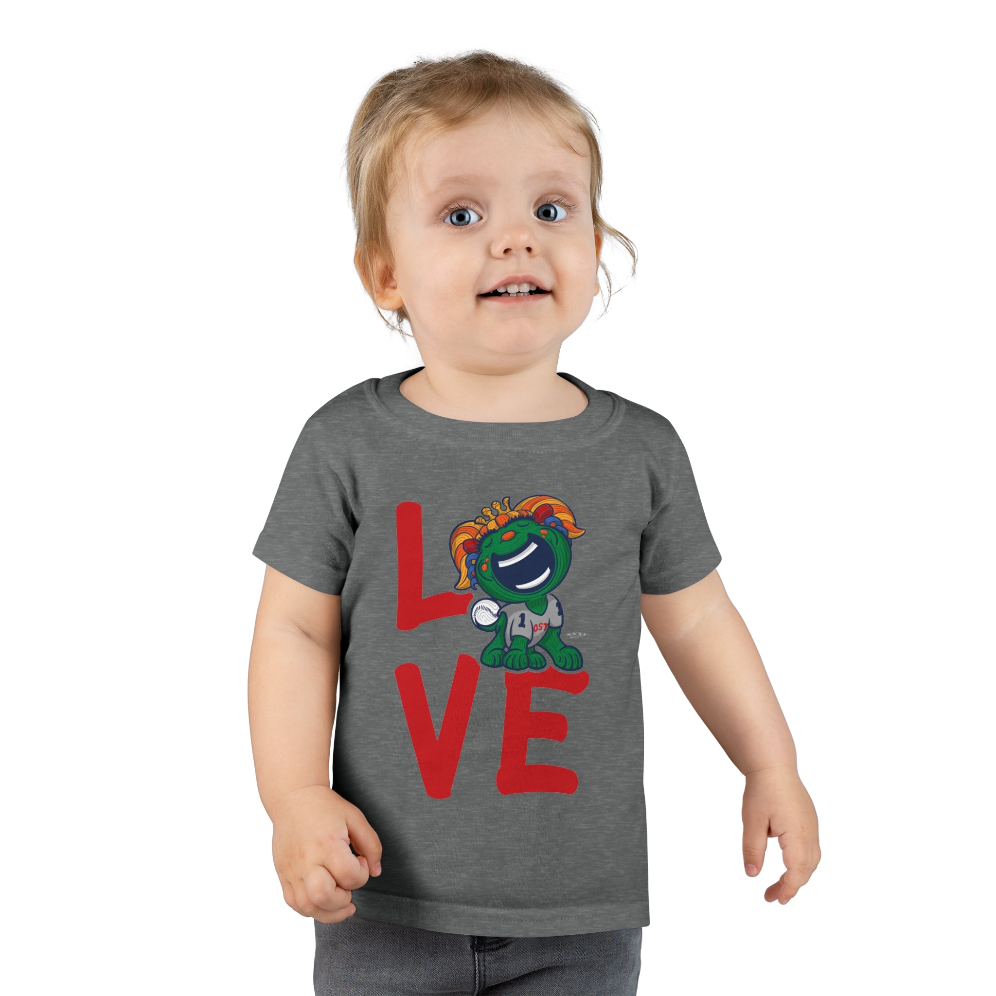 Toddler T-shirt - LOVE - Lil' Miss Tessie BOS Baseball