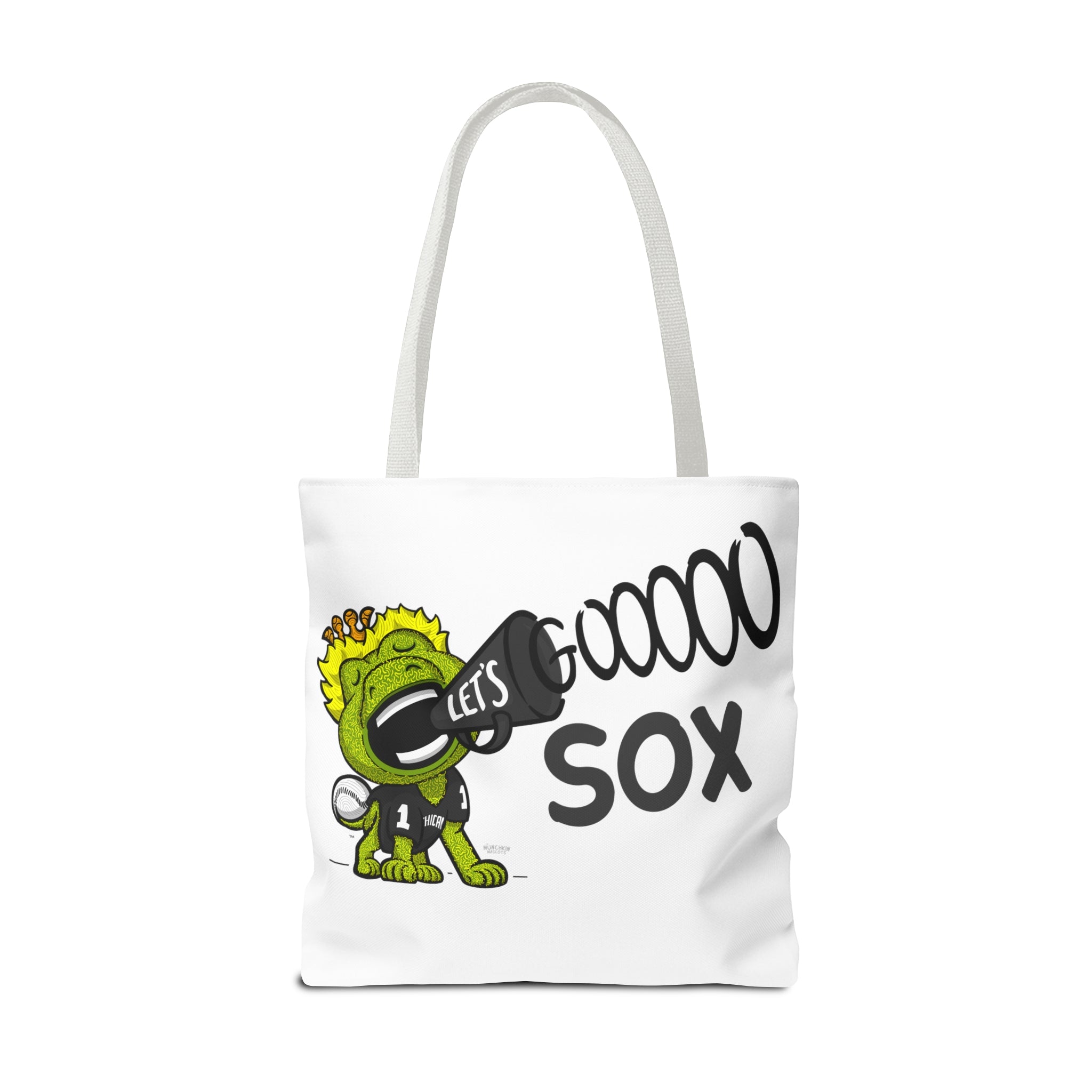 Tote Bag (AOP) - LOVE + Lets Go - Lil' Southpaw CHI Baseball