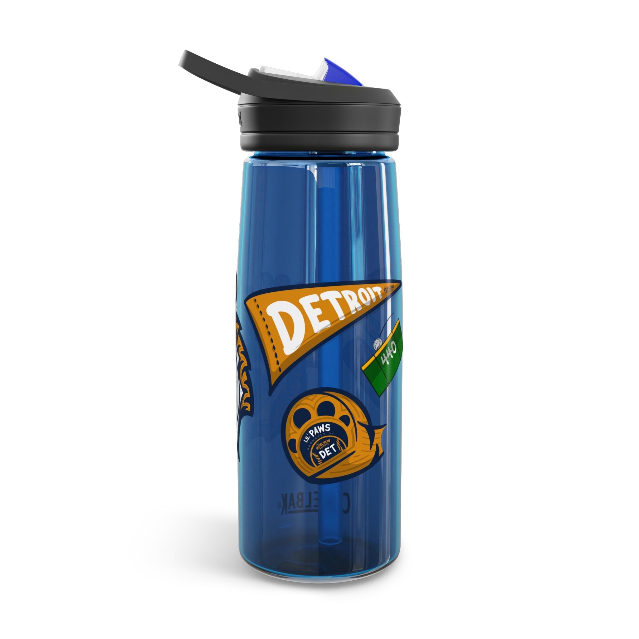 Detroit Baseball CamelBak Eddy® Lil' Paws Water Bottle, 20oz\25oz | Hand-Drawn Art | Gifts for Kids