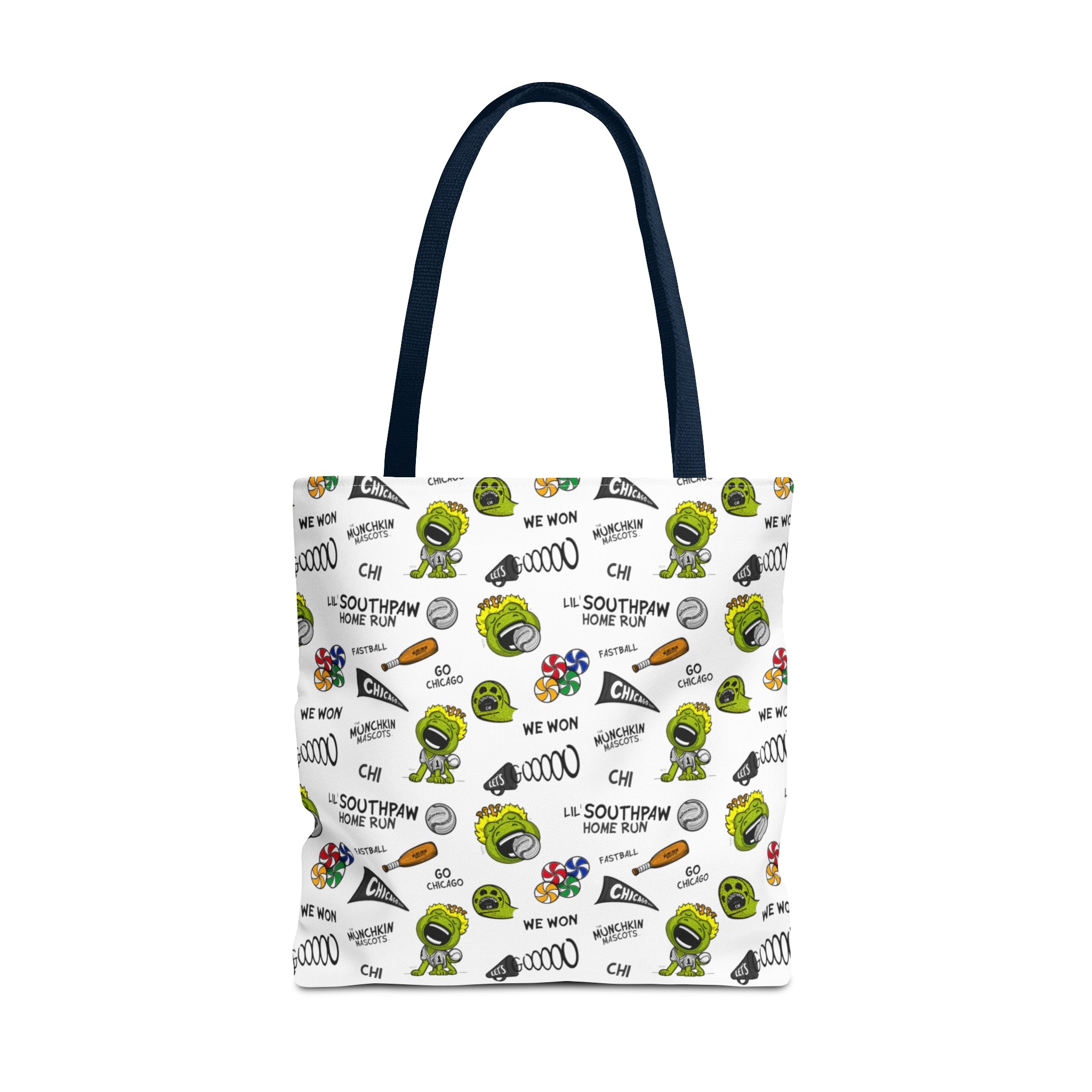 Tote Bag (AOP) - Pattern - Lil' Southpaw CHI Baseball