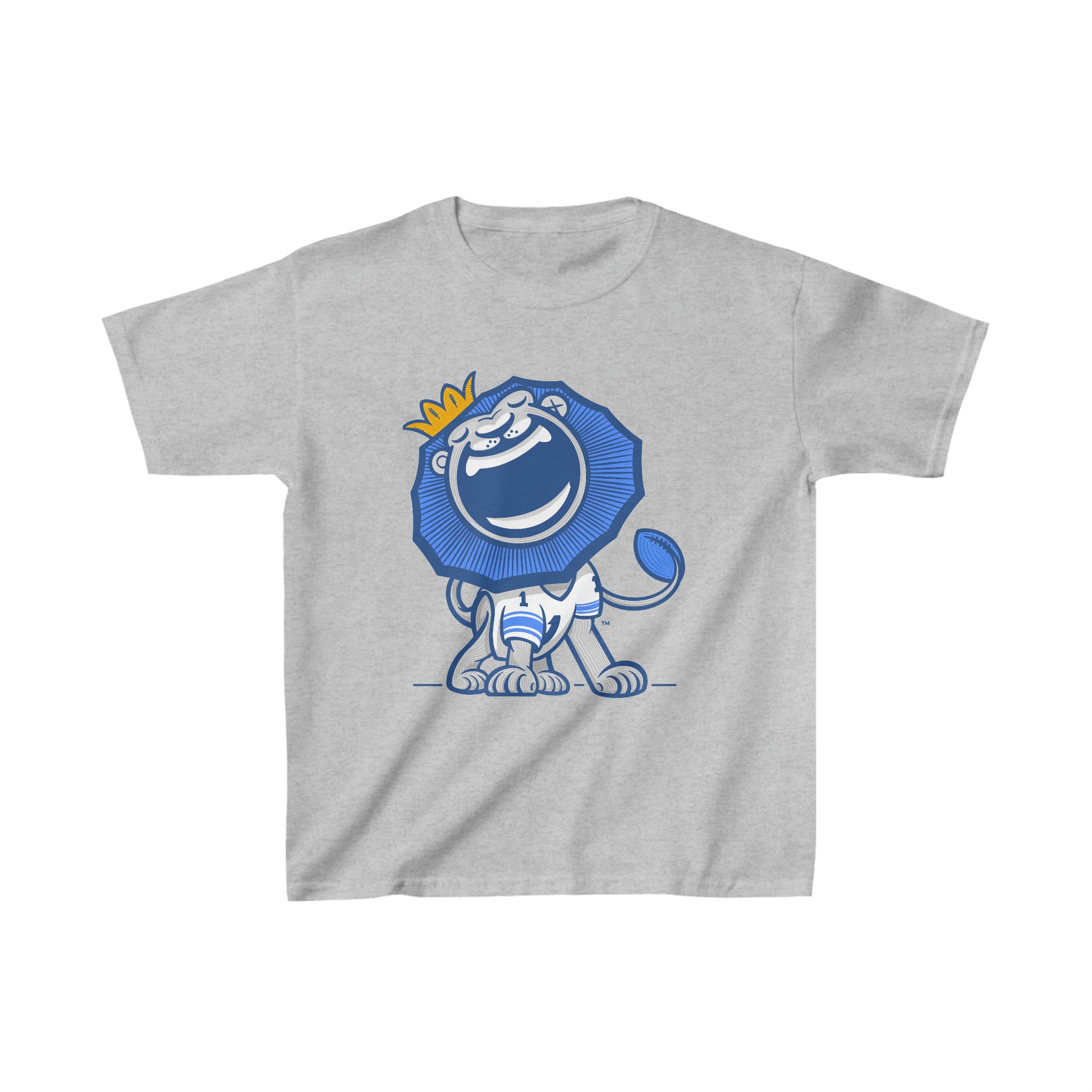 Kids Heavy Cotton™ Tee - Away Jersey - Lil' Roary DET Football