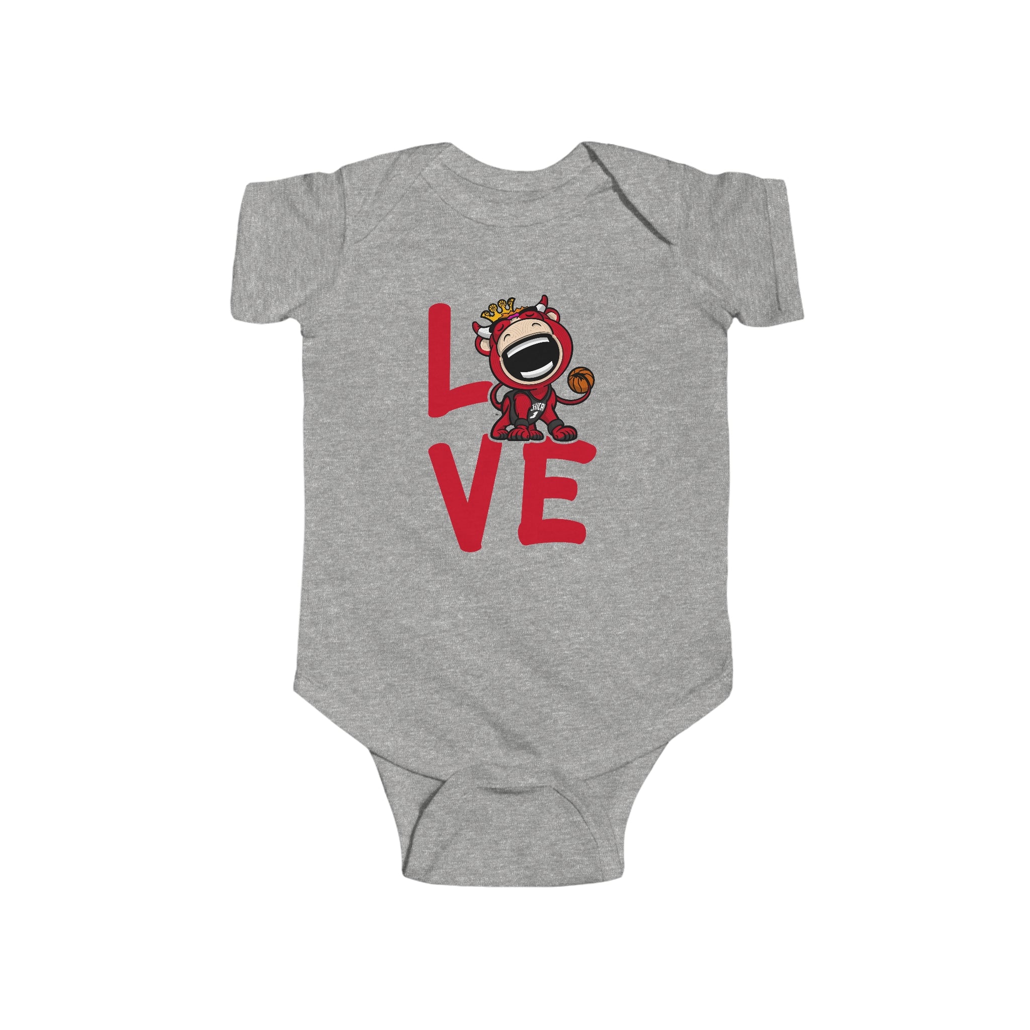 Infant Fine Jersey Bodysuit - LOVE - Lil' Benny CHI Basketball