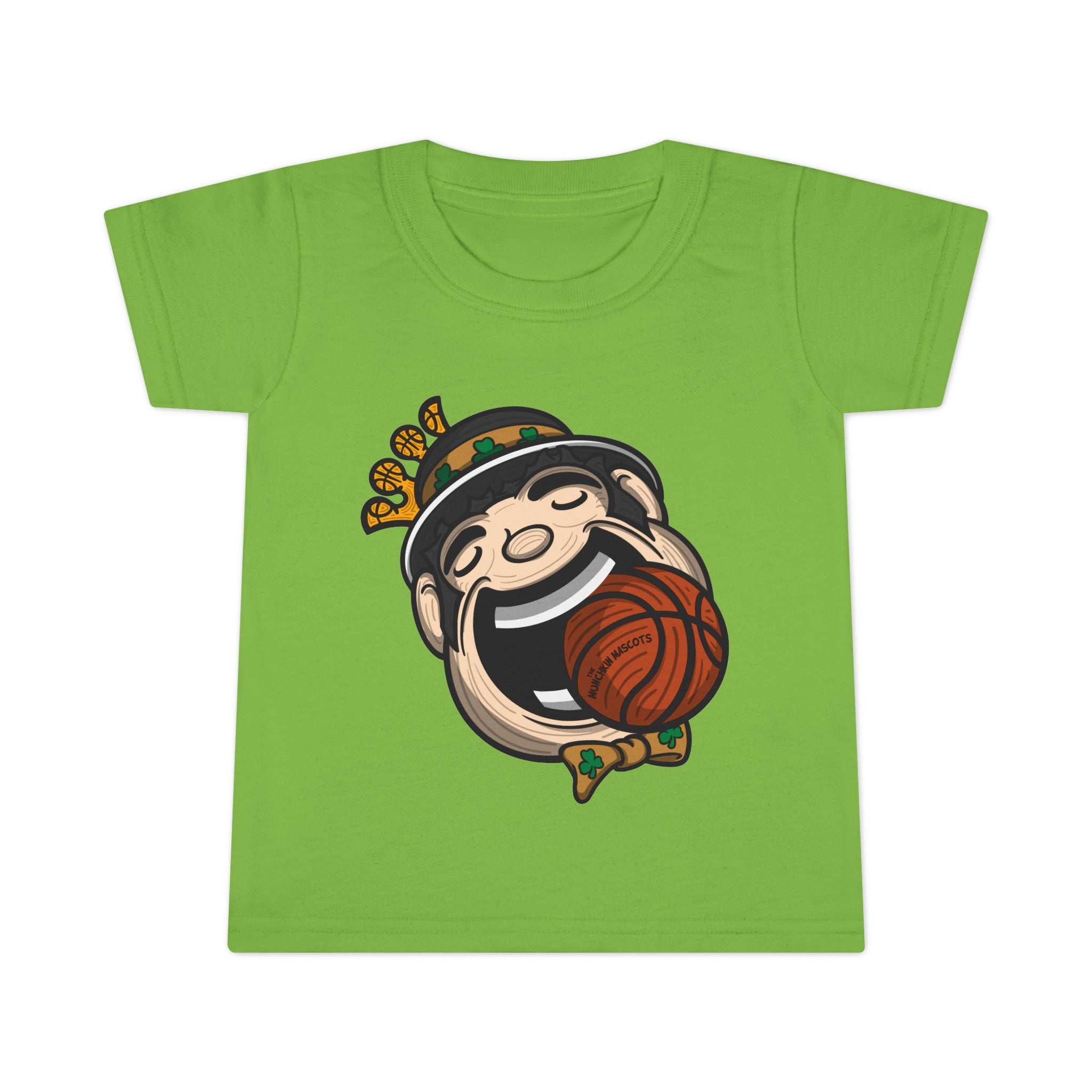 Toddler T-shirt - Mascot Face - Lil' Lucky BOS Basketball