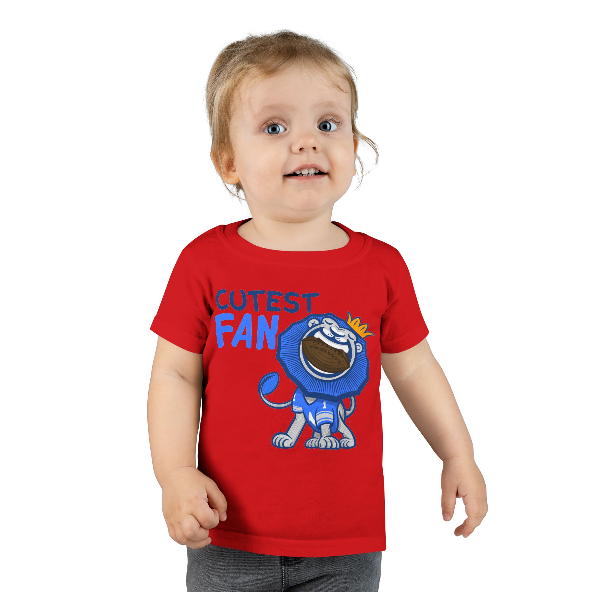 Toddler T-shirt - Cutest Fan - Lil' Roary DET Football