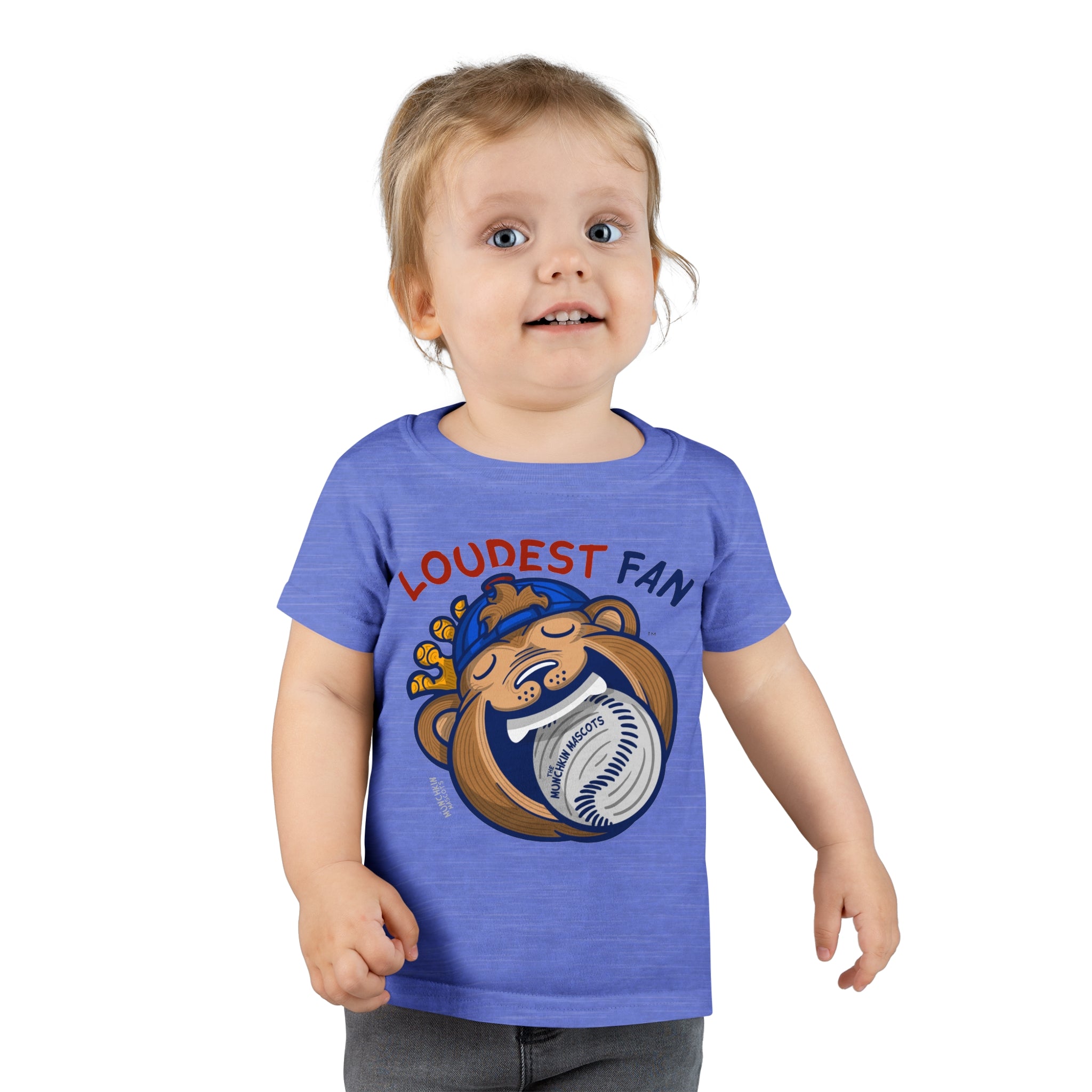 Toddler T-shirt - Loudest Fan - Lil' Clark CHI Baseball