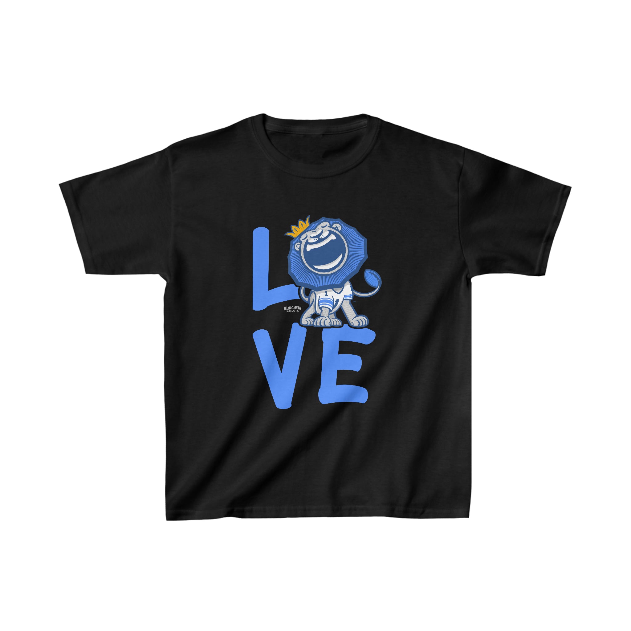 Kids Heavy Cotton™ Tee - LOVE - Lil' Roary DET Football