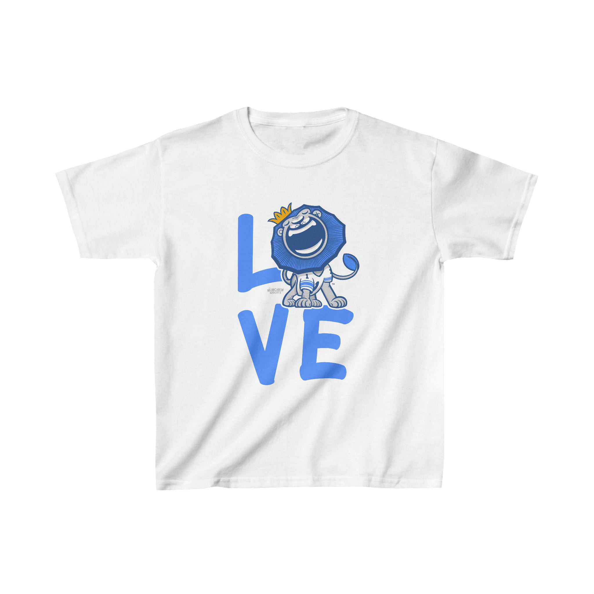 Kids Heavy Cotton™ Tee - LOVE - Lil' Roary DET Football