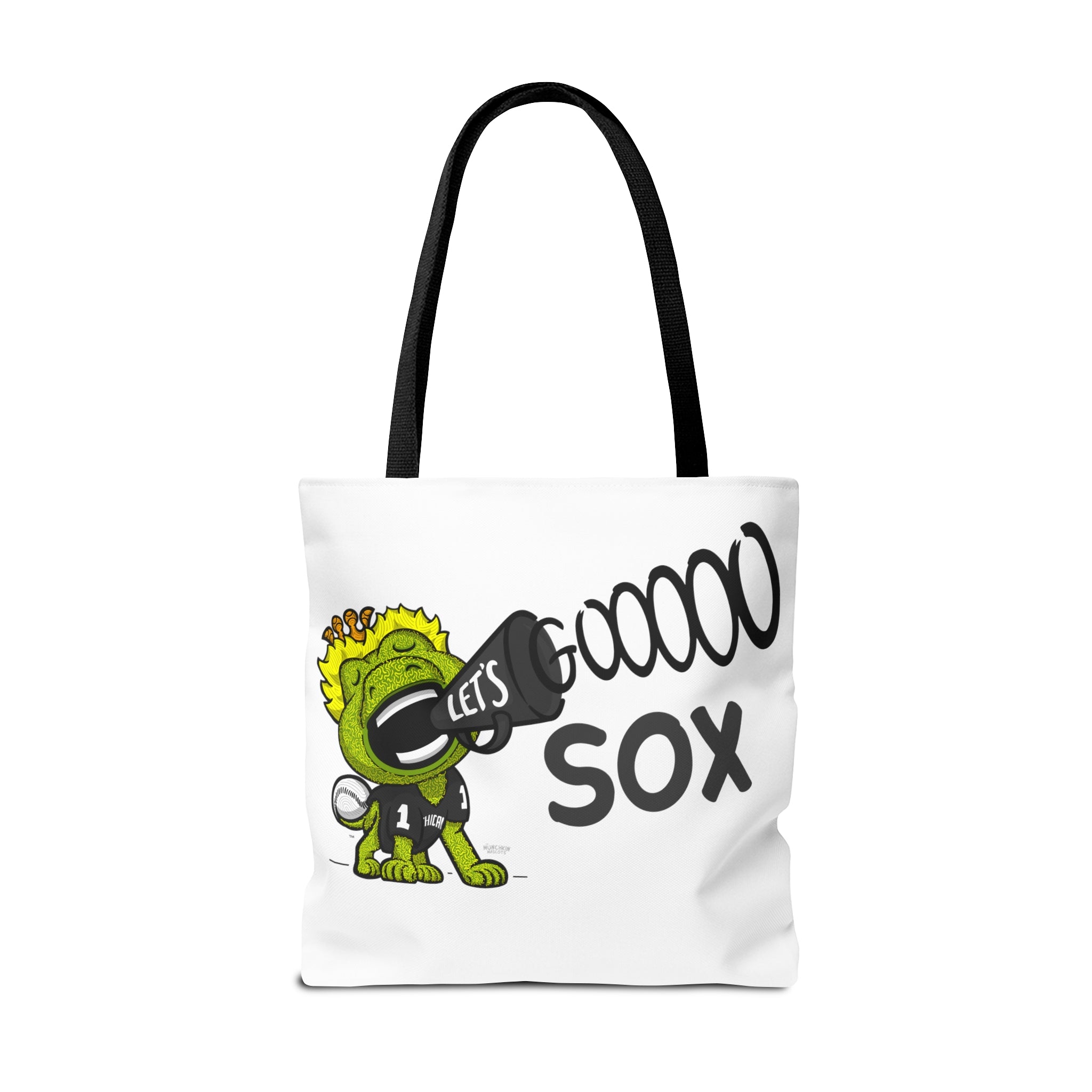 Tote Bag (AOP) - LOVE + Lets Go - Lil' Southpaw CHI Baseball