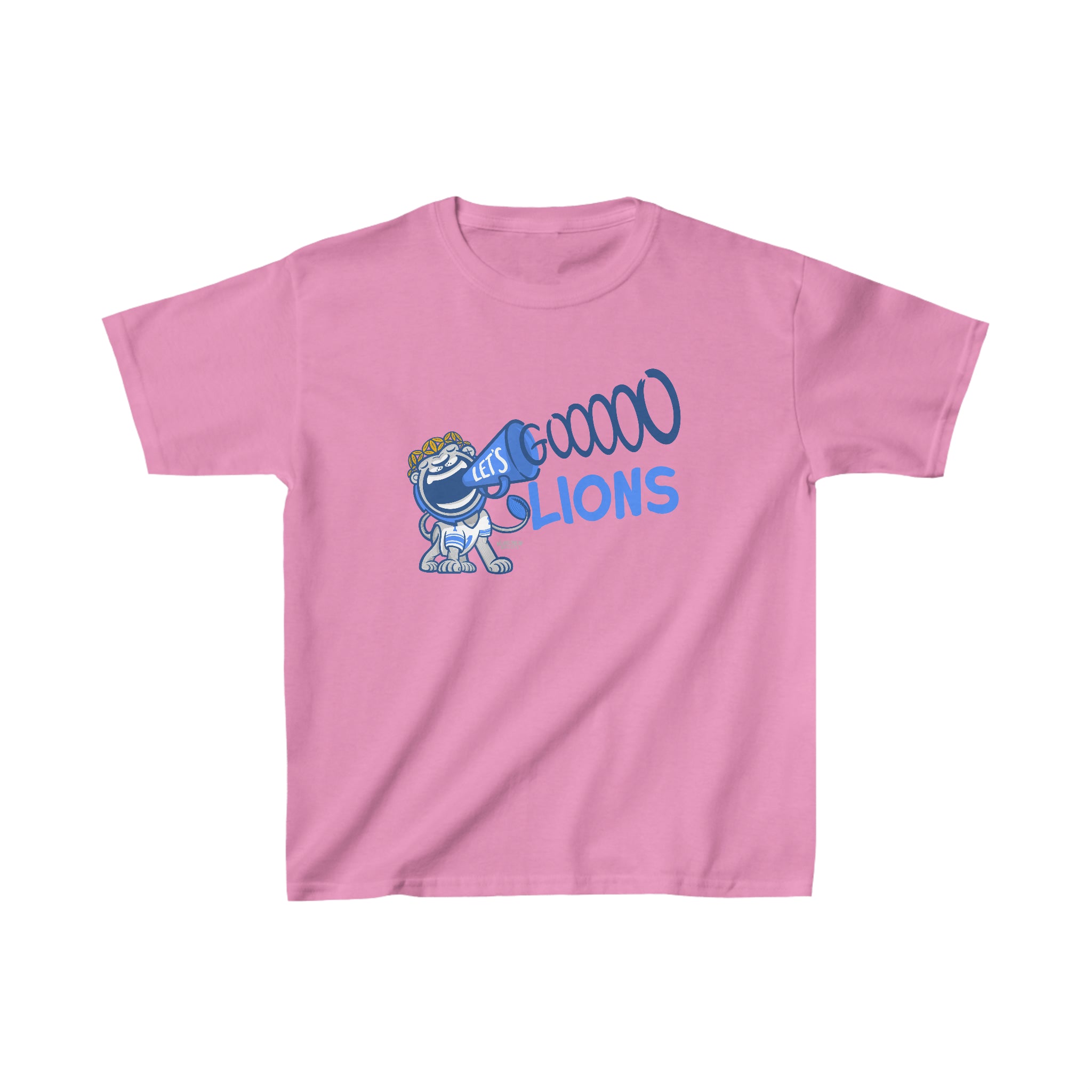 Kids Heavy Cotton™ Tee - Lets Go - Lil' Miss Roary DET Football