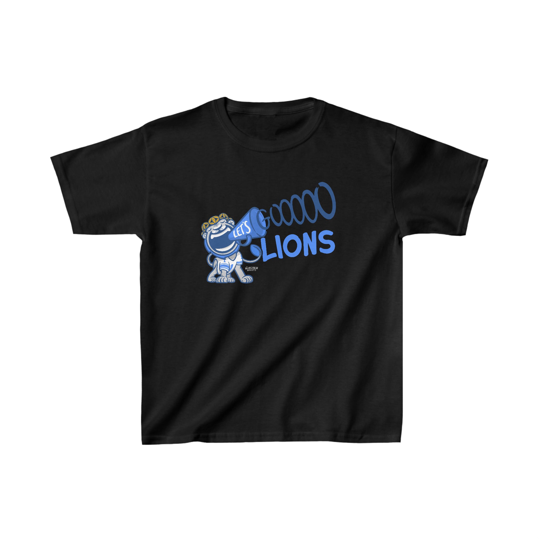 Kids Heavy Cotton™ Tee - Lets Go - Lil' Miss Roary DET Football