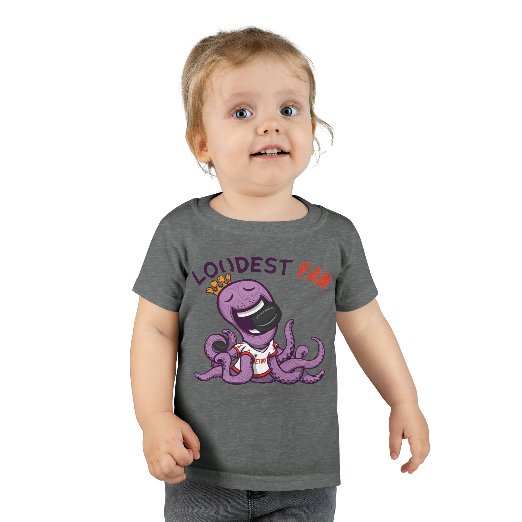 Toddler T-shirt - Loudest Fan - Lil' Stanley DET Hockey