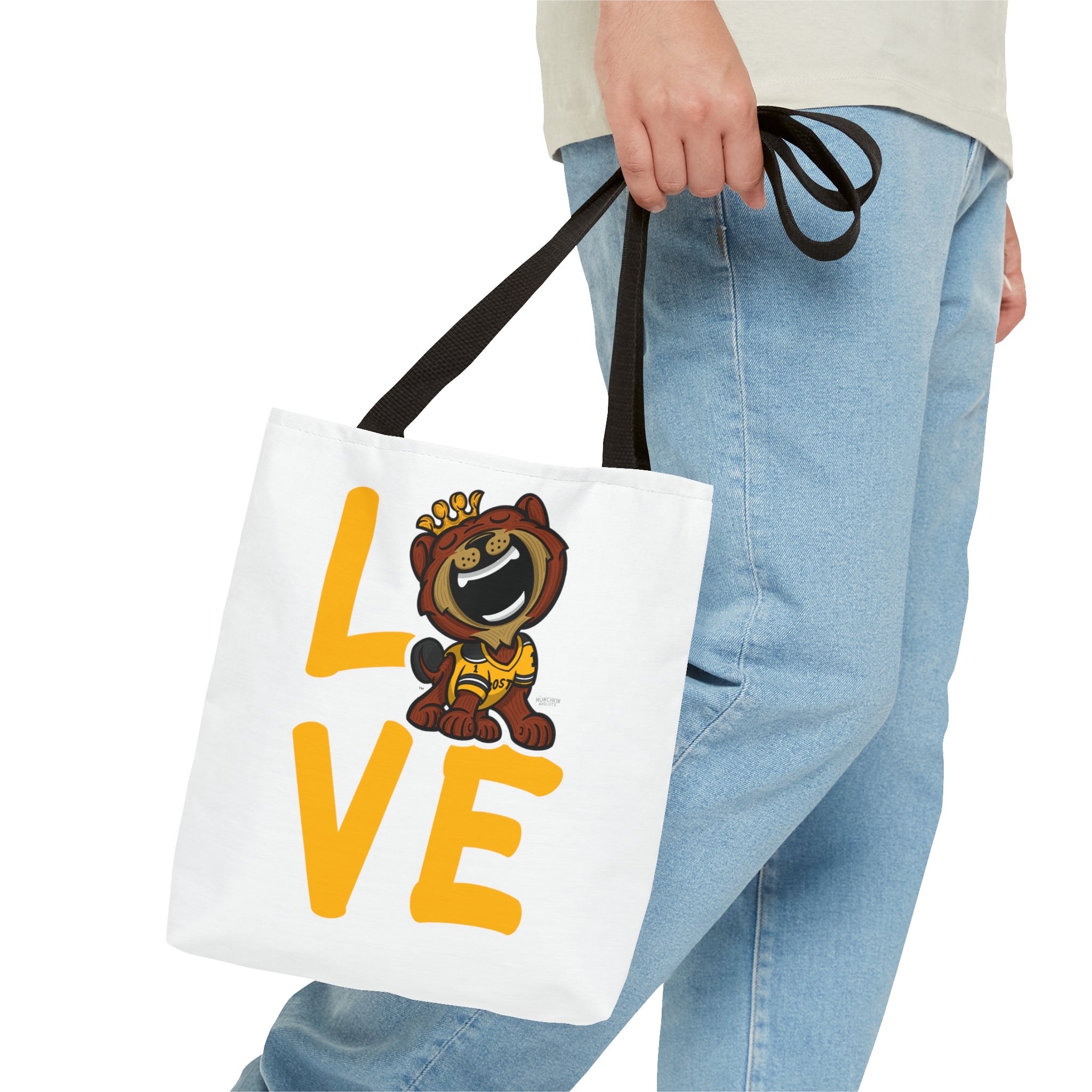 Tote Bag (AOP) - LOVE + Lets Go - Lil' Blades BOS Hockey