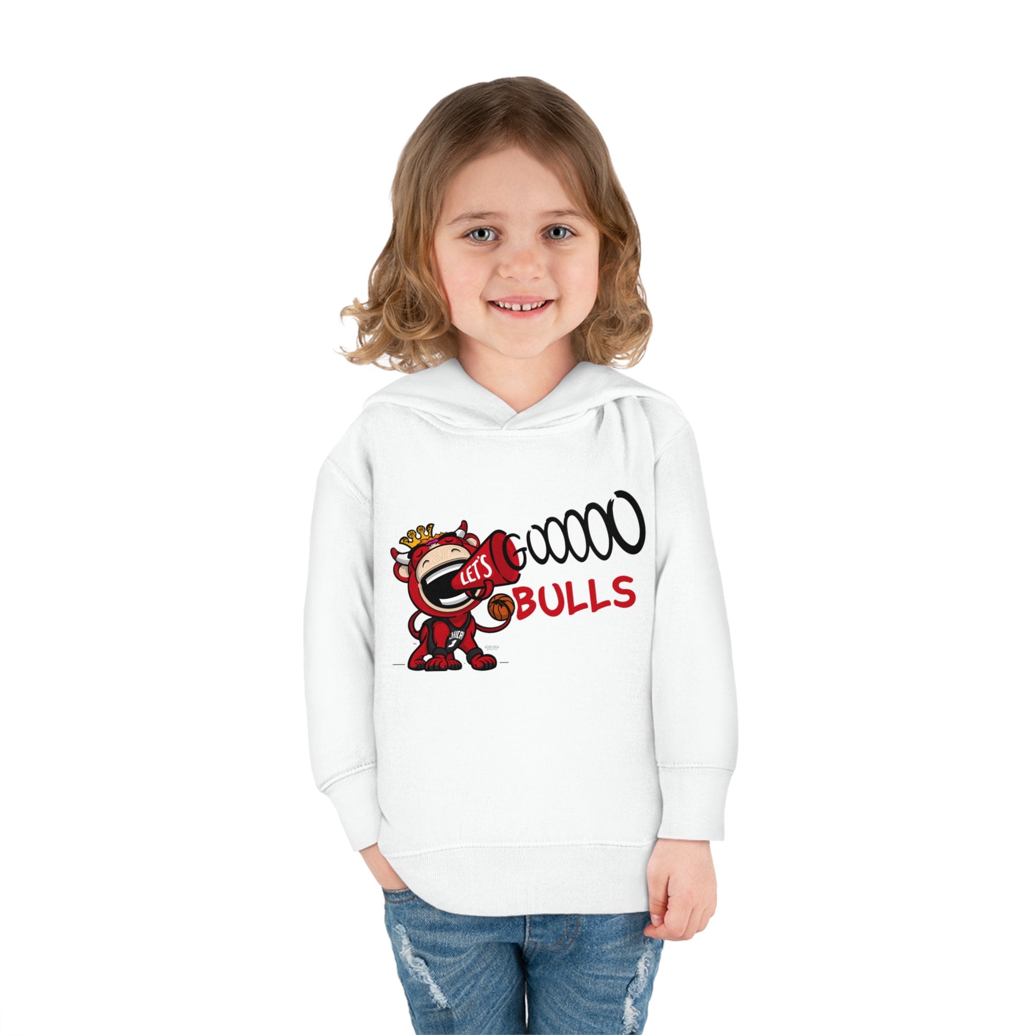 Toddler Pullover Fleece Hoodie - Let's Go - Lil' Benny CHI Basketball