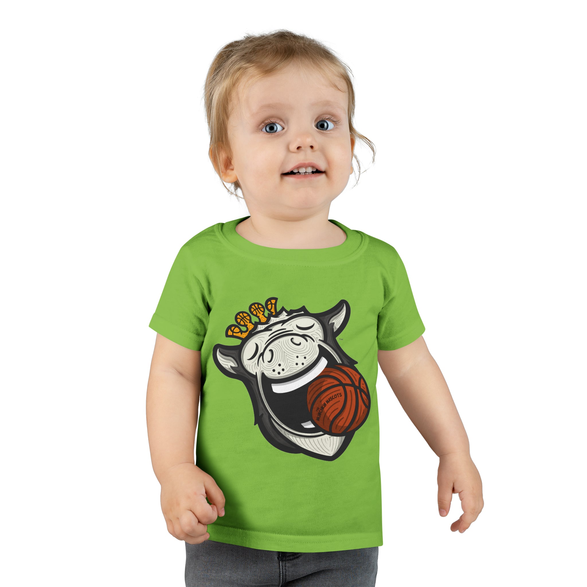 Toddler T-shirt - Mascot Face - Lil' Hooper DET Basketball