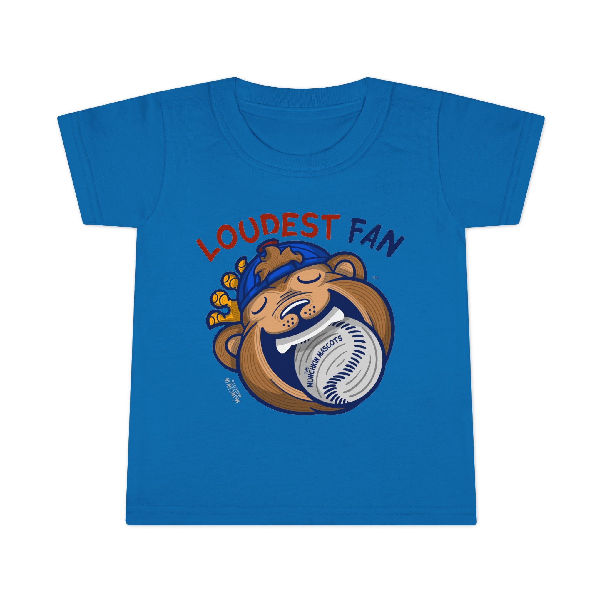 Toddler T-shirt - Loudest Fan - Lil' Clark CHI Baseball