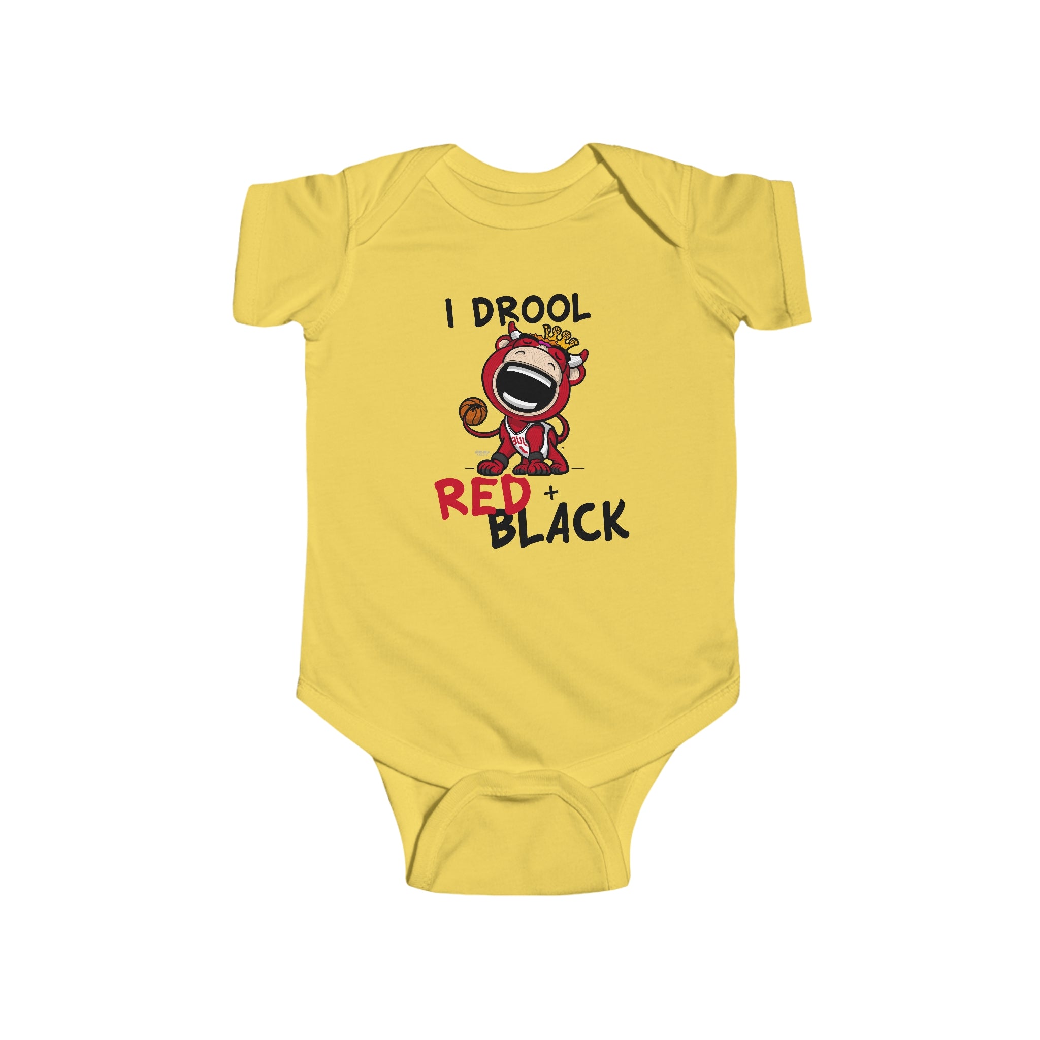 Infant Fine Jersey Bodysuit - I Drool - Lil' Benny CHI Basketball