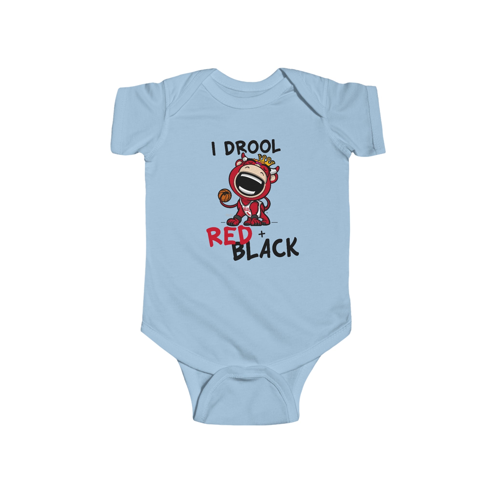 Infant Fine Jersey Bodysuit - I Drool - Lil' Benny CHI Basketball