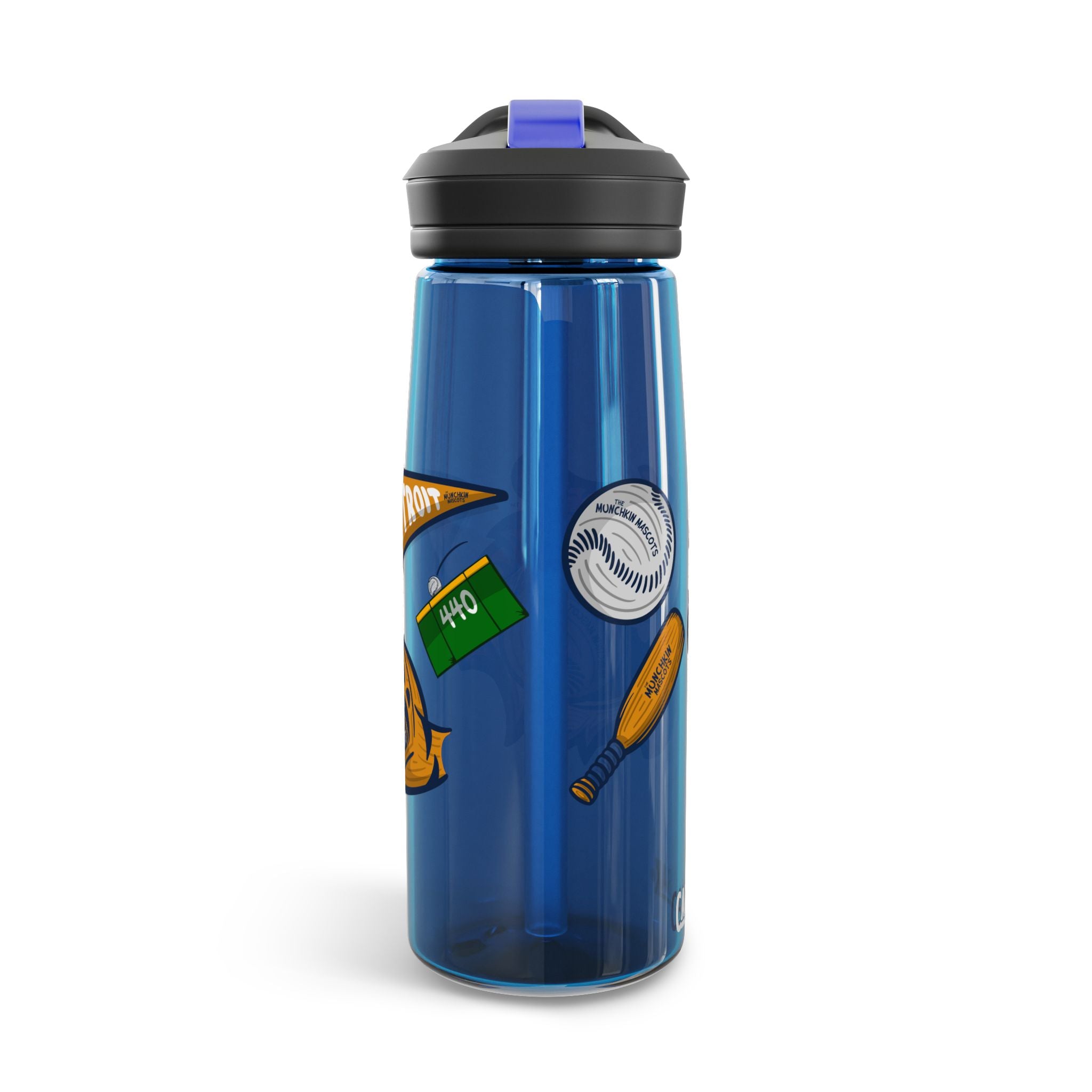 Detroit Baseball CamelBak Eddy® Lil' Paws Water Bottle, 20oz\25oz | Hand-Drawn Art | Gifts for Kids